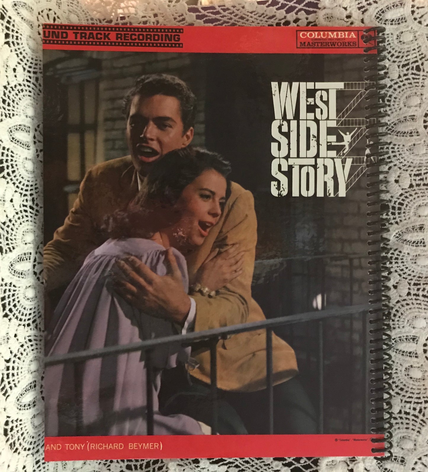 West Side Story Recycled Album Cover Notebook