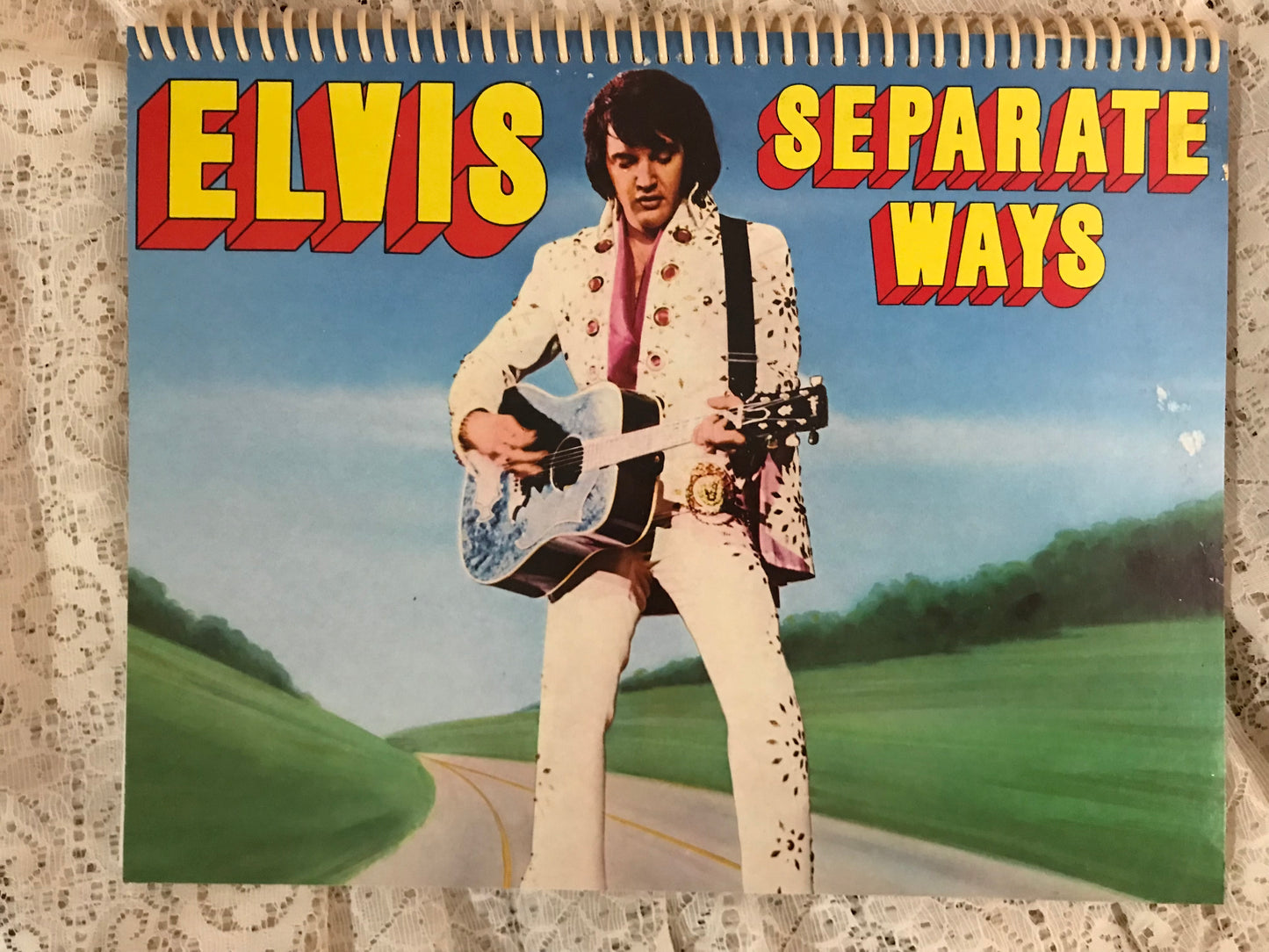 Elvis Separate Ways Album Cover Notebook