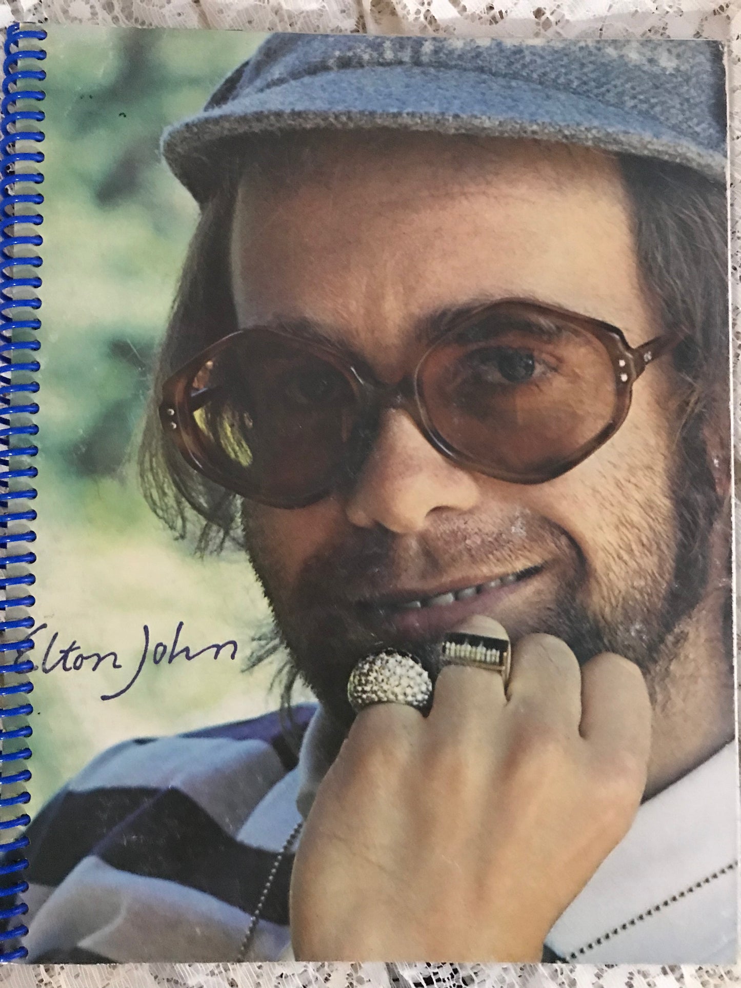 Elton John Rock of the Westies Album Cover Notebook