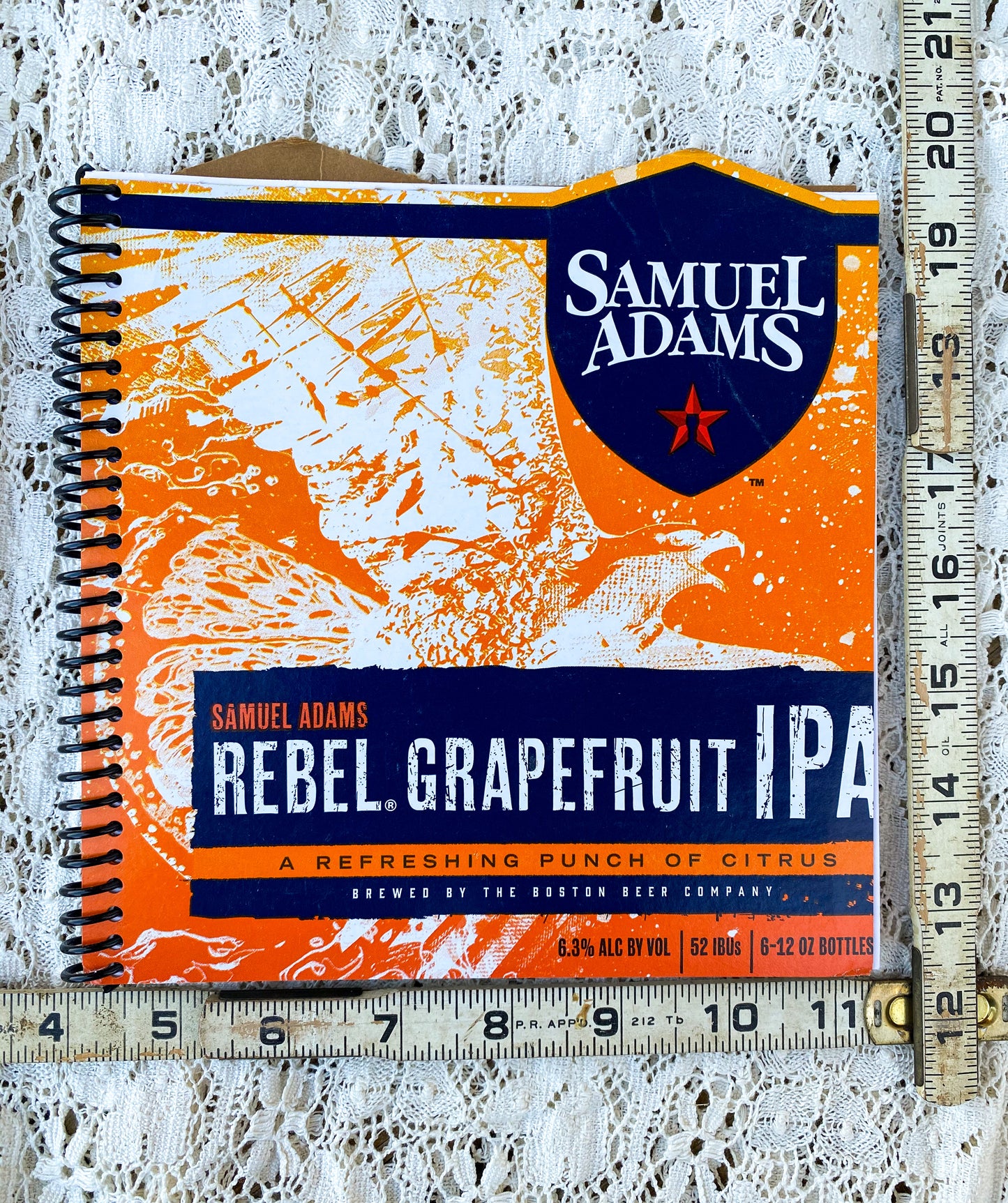 Samuel Adams Rebel Grapefruit Recycled Beer Carton Notebook
