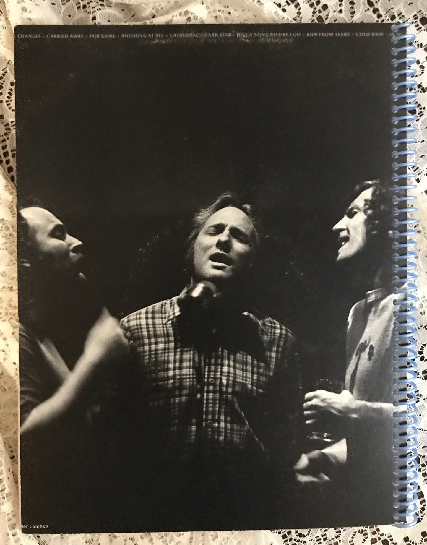 Crosby Stills and Nash CSN Album Cover Notebook