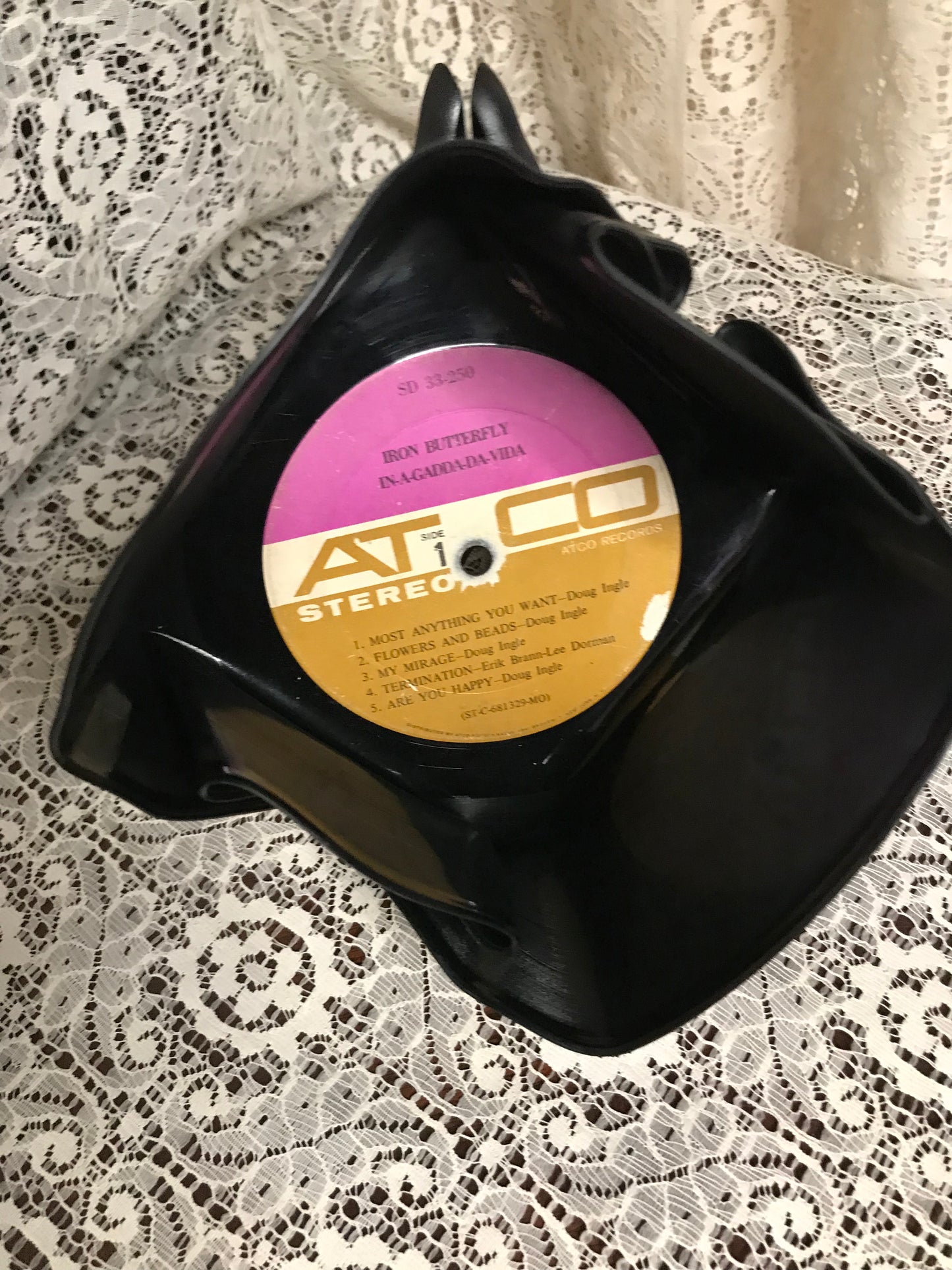 Record Bowl Iron Butterfly…In-A-Gadda-Da-Vida