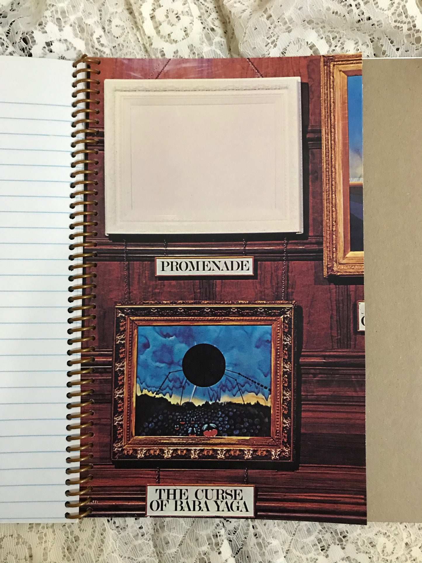 Emerson Lake and Palmer Pictures at an Exhibition Album Cover Notebook