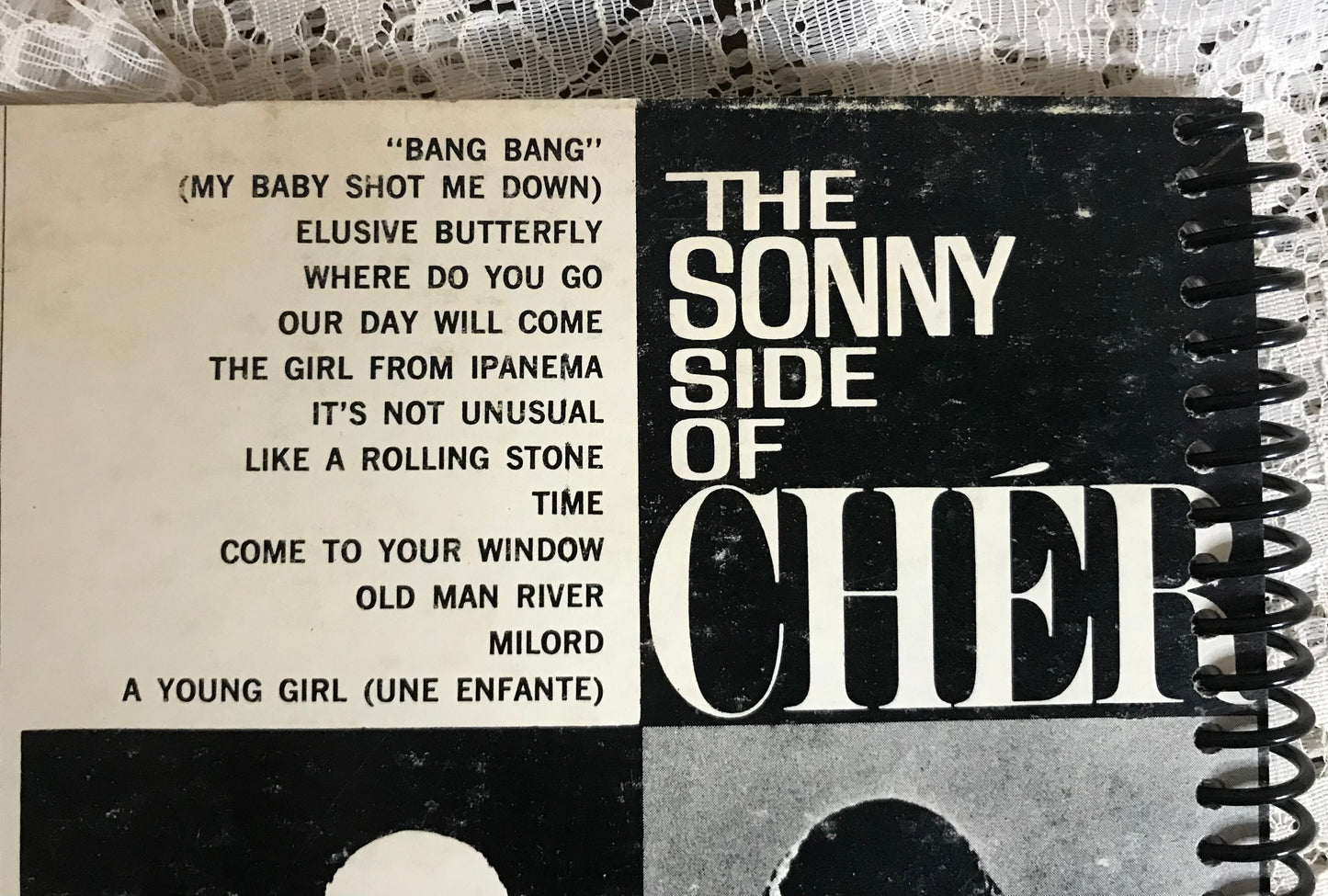 Cher, the Sonny Side Album Cover Notebook