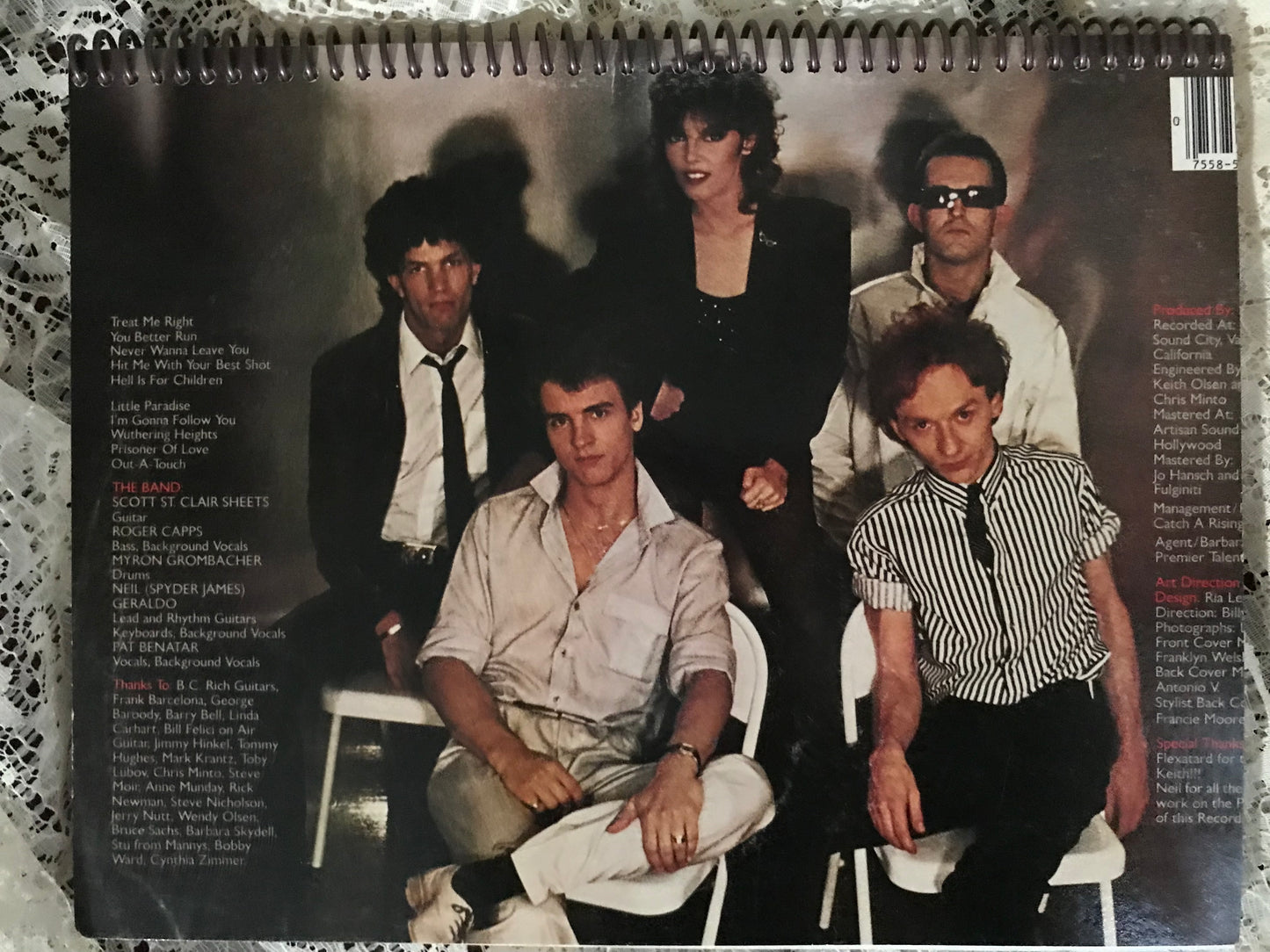 Pat Benatar Album Cover Notebook