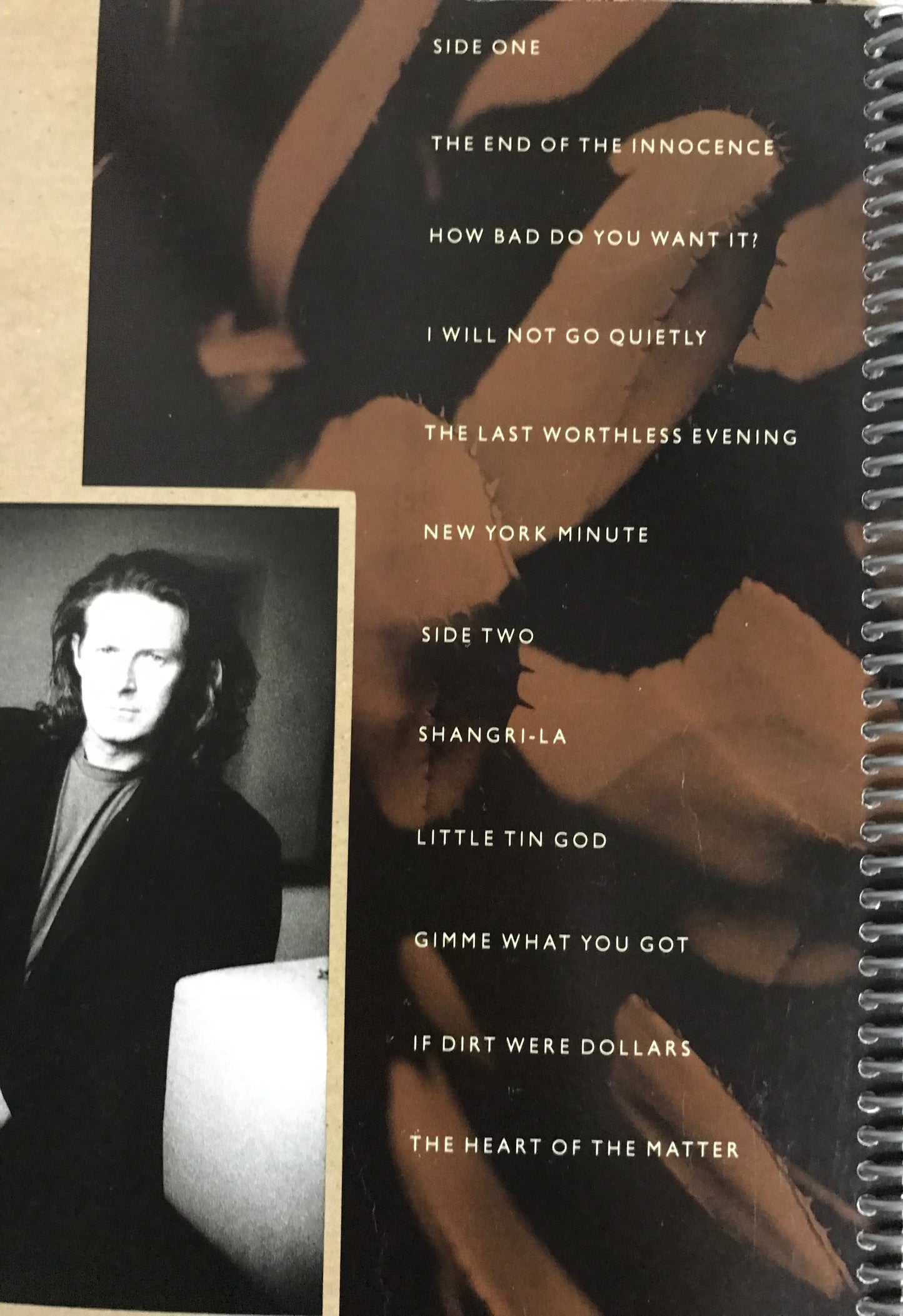 Don Henley The End Of The Innocence Album Cover Notebook