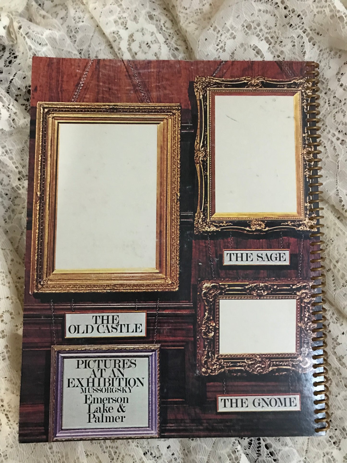 Emerson Lake and Palmer Pictures at an Exhibition Album Cover Notebook