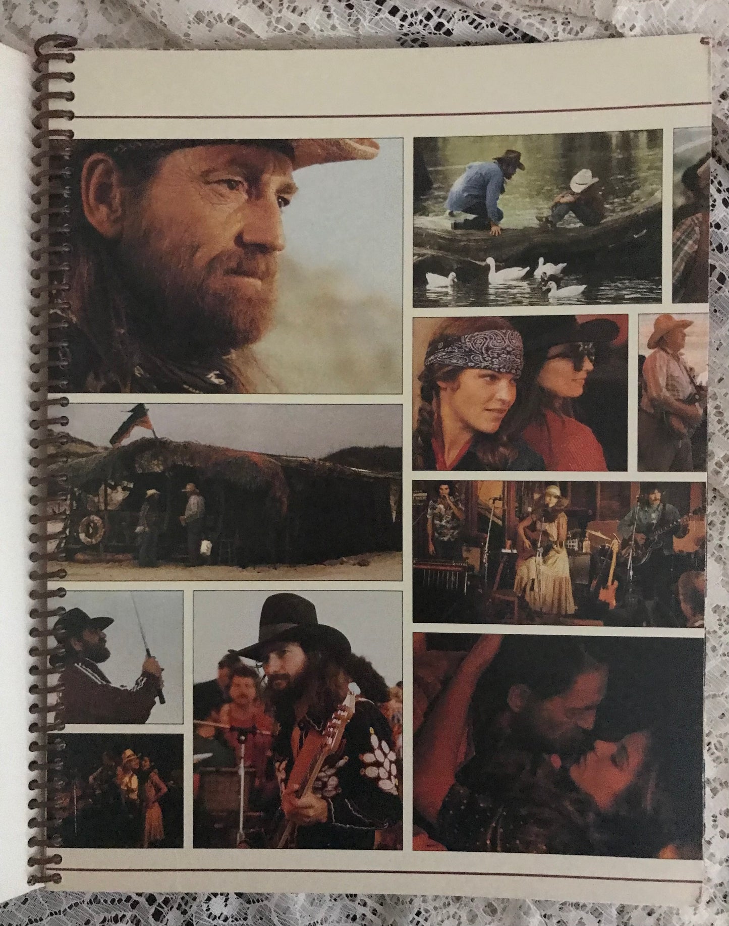 Willie Nelson Honeysuckle Rose Album Cover Notebook