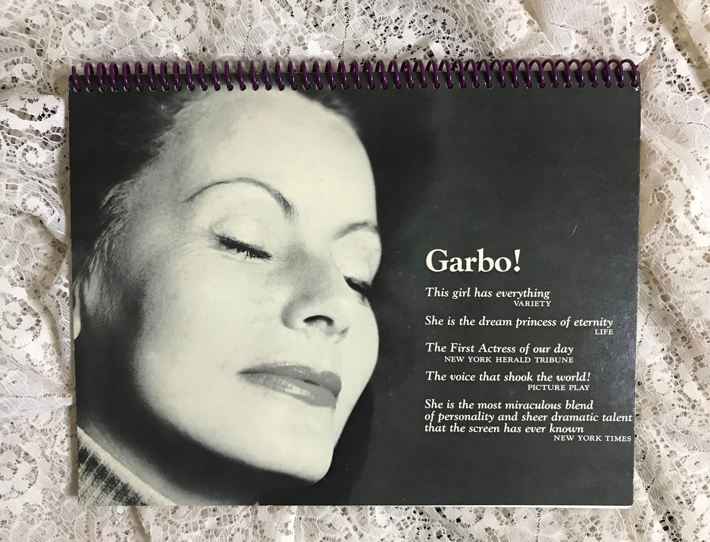 Garbo Album Cover Notebook
