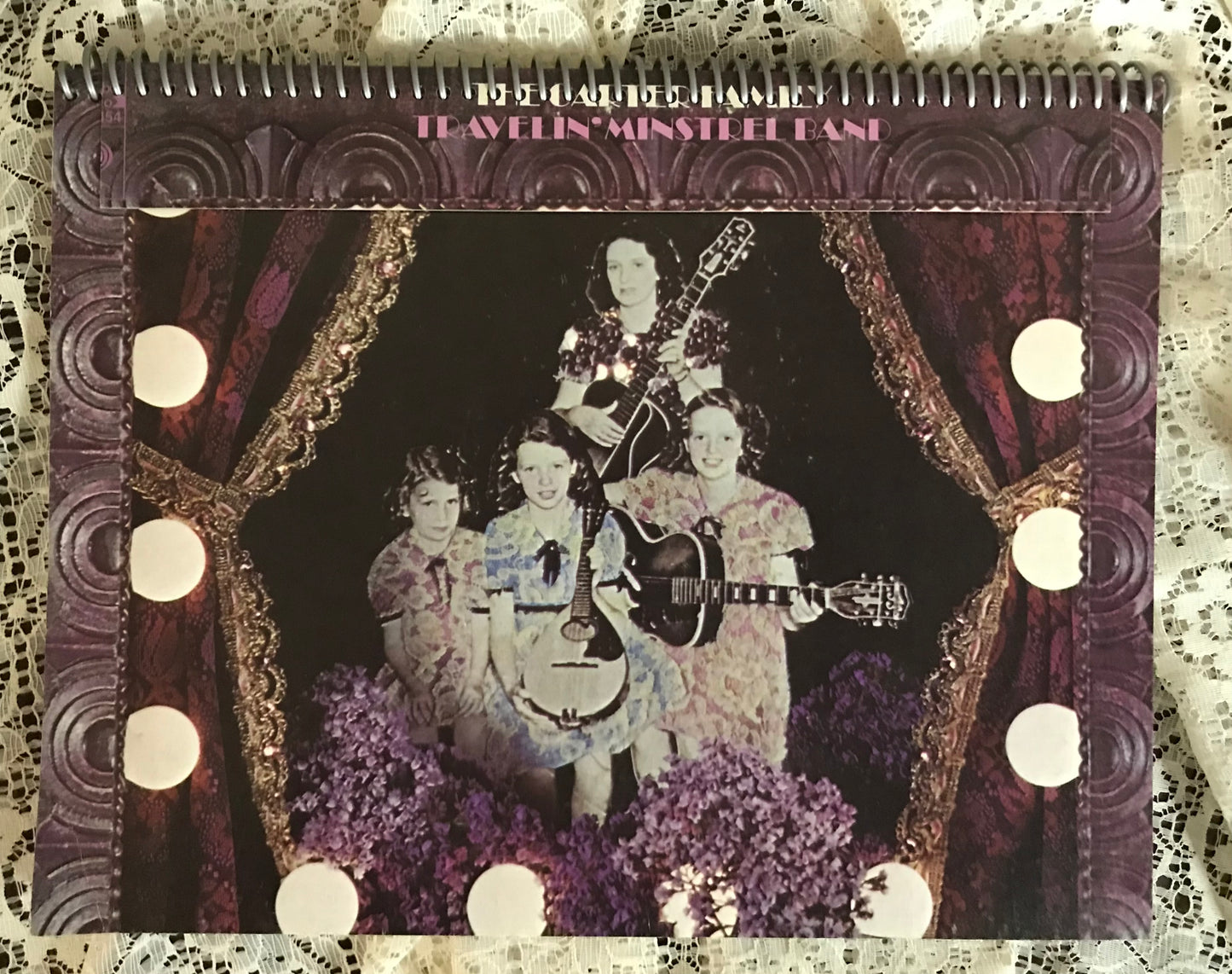 Carter Family Recycled Album Cover Notebook
