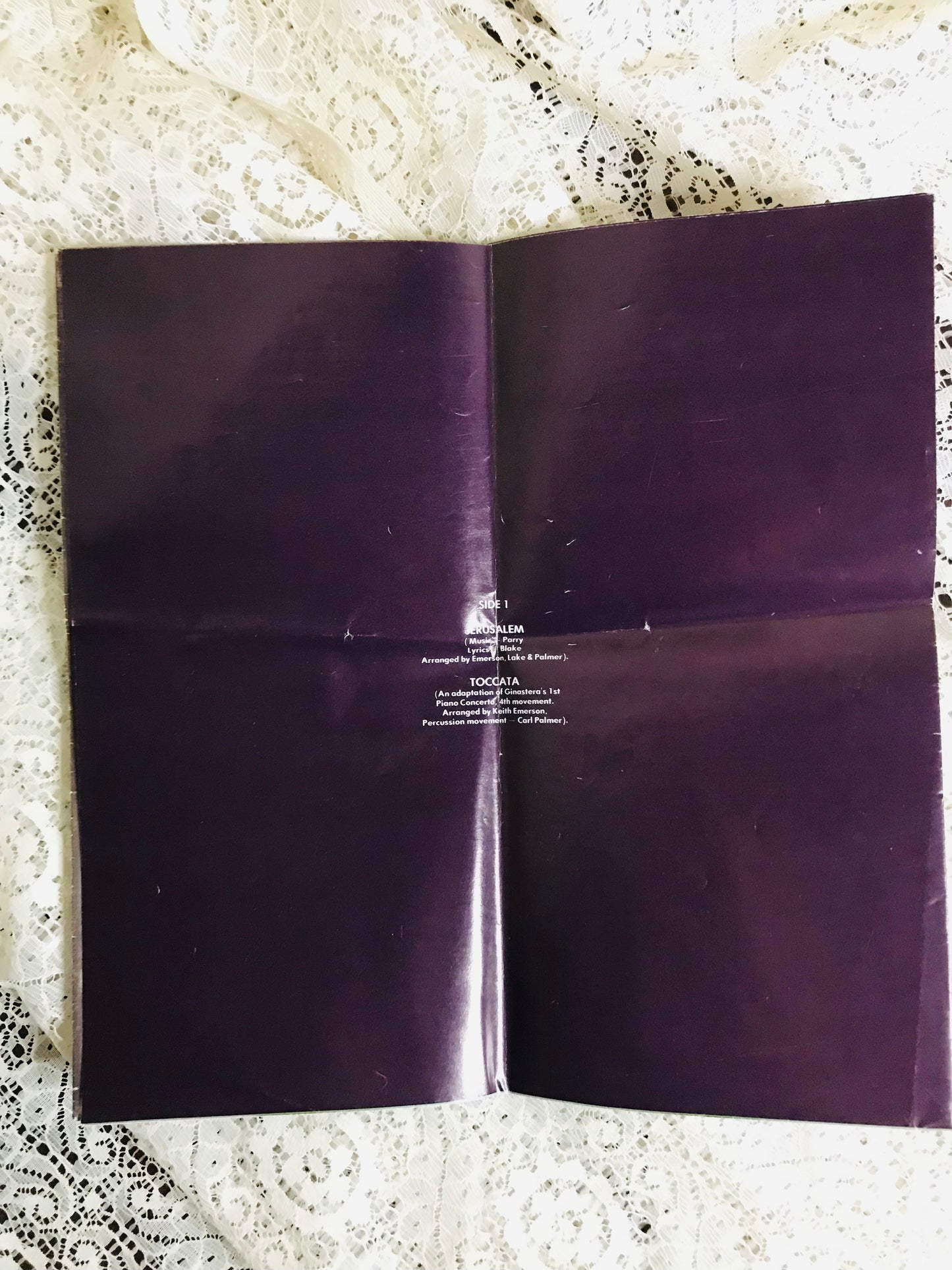 Emerson Lake and Palmer Brain Salad Surgery Album Cover Notebook