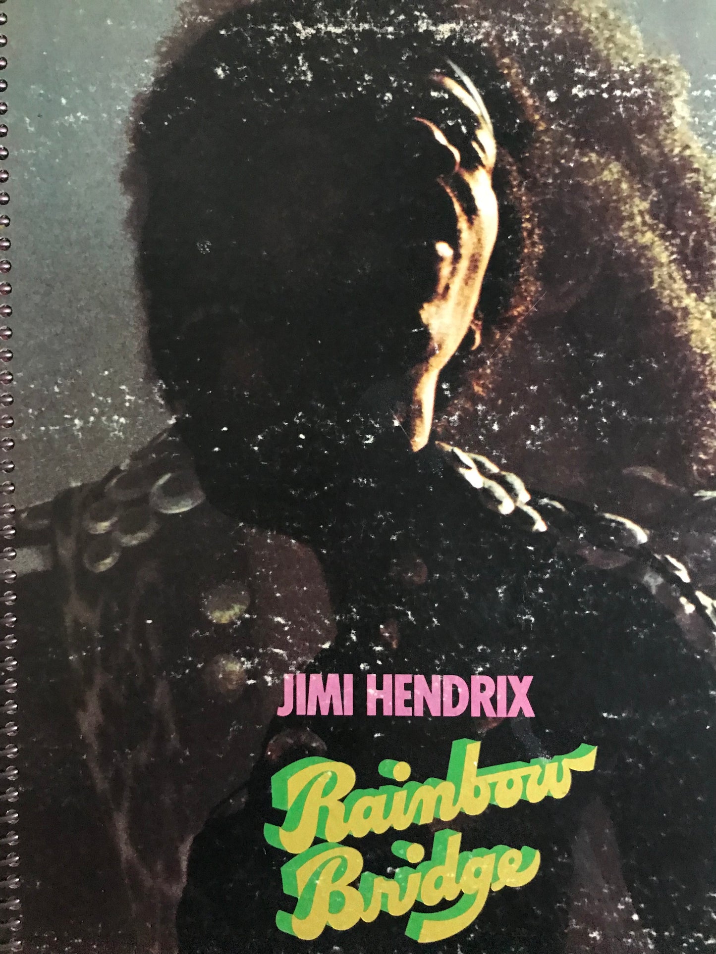 Jimi Hendrix Rainbow Bridge Album Cover Notebook