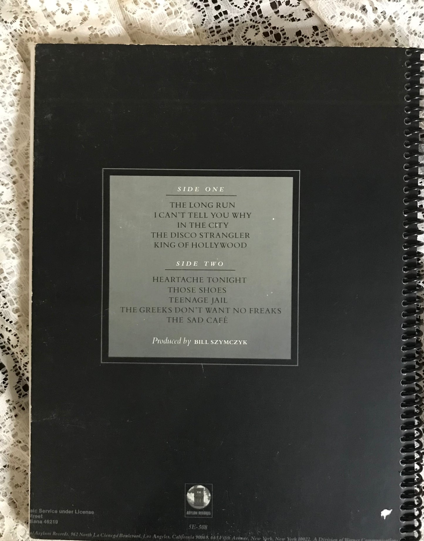 Eagles The Long Run Album Cover Notebook