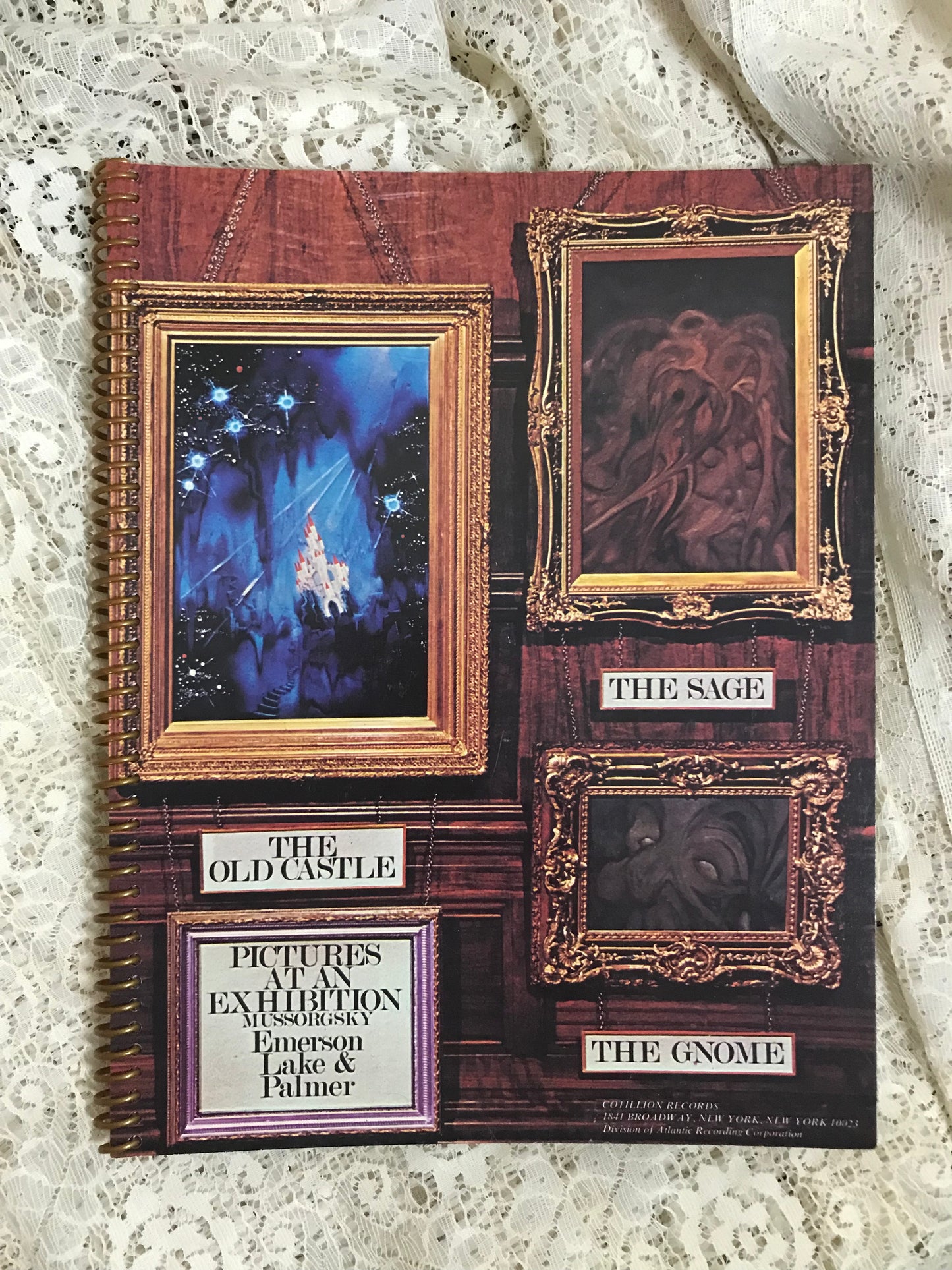 Emerson Lake and Palmer Pictures at an Exhibition Album Cover Notebook