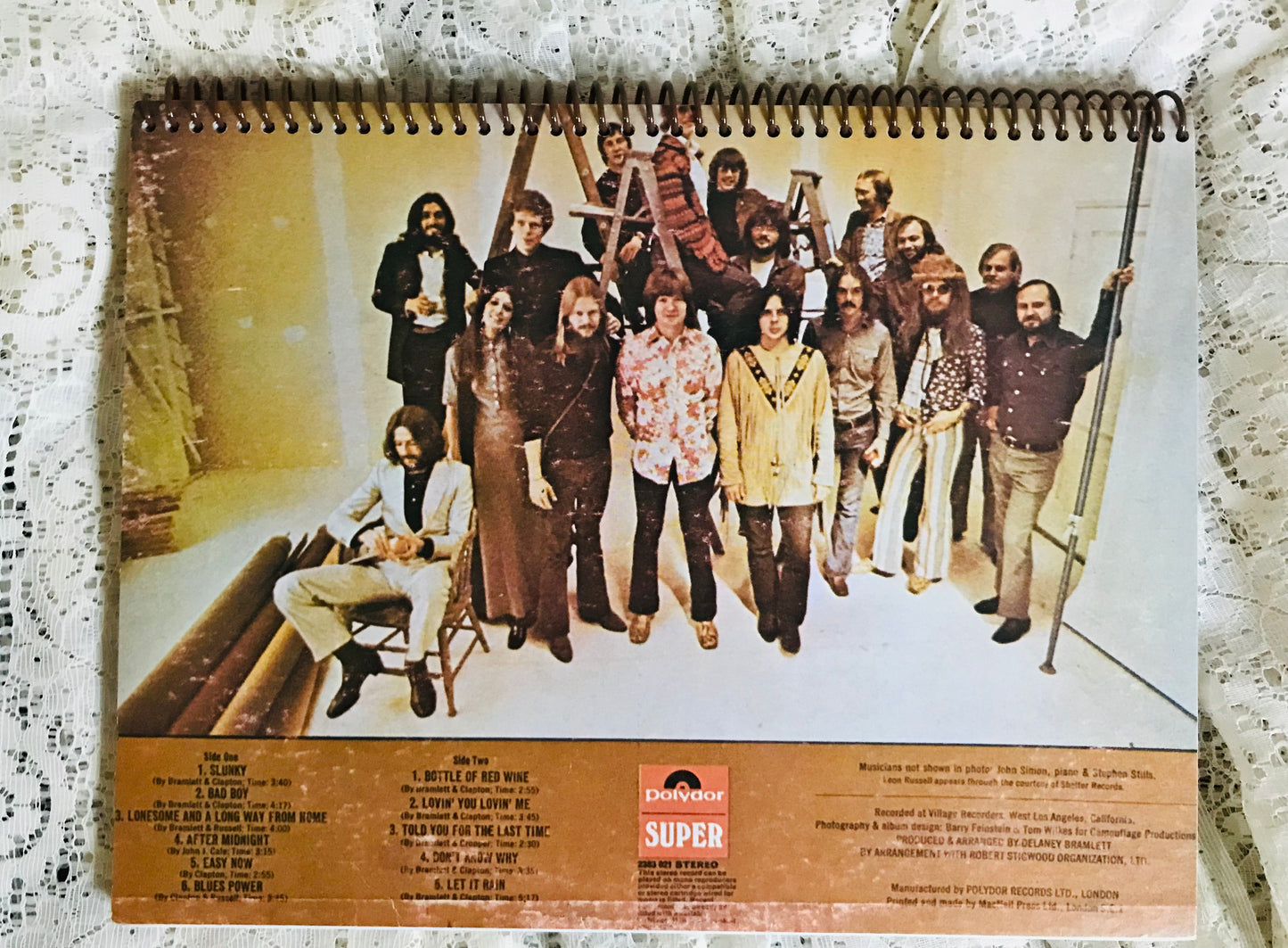 Eric Clapton Album Cover Notebook