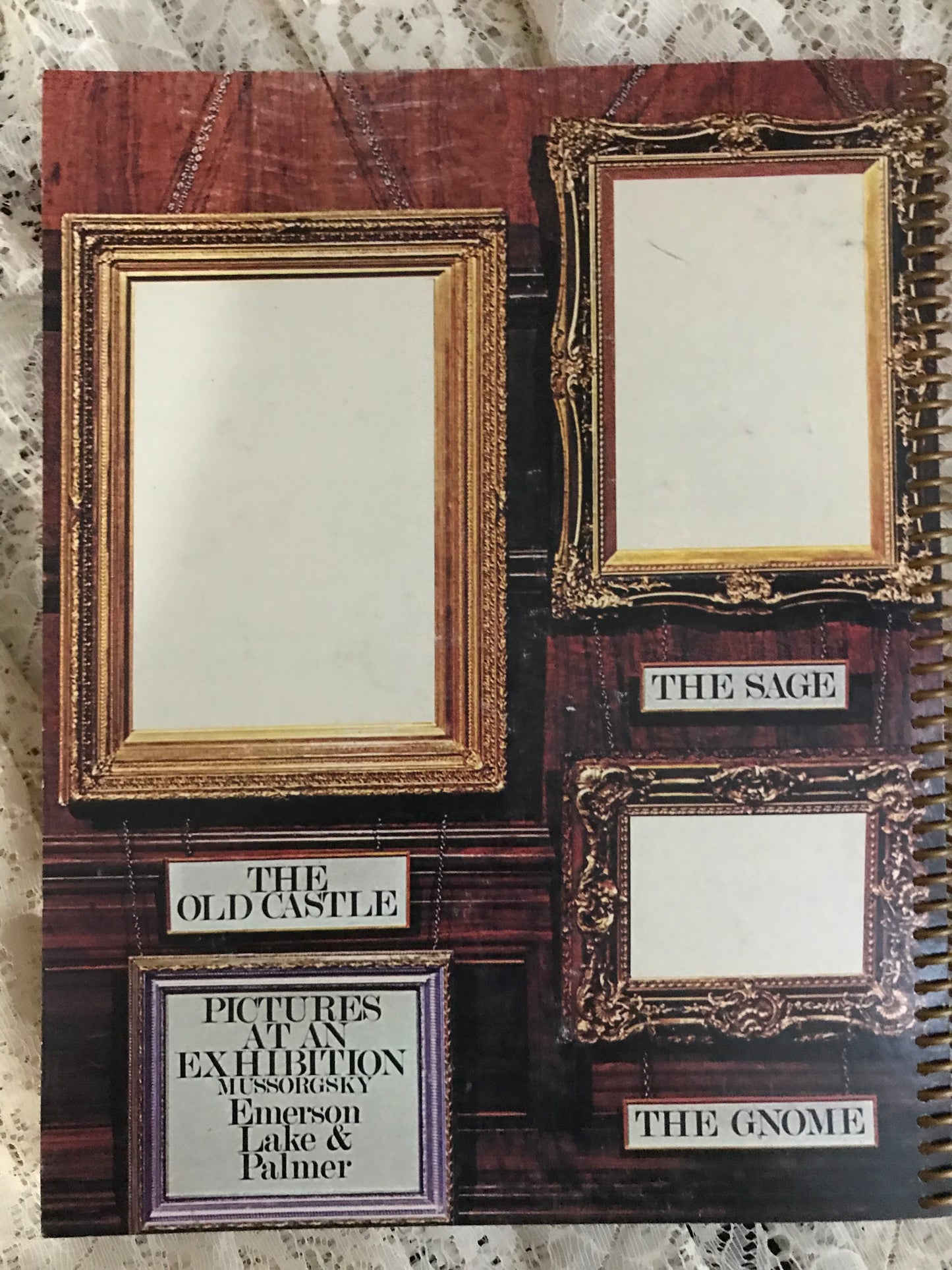 Emerson Lake and Palmer Pictures at an Exhibition Album Cover Notebook