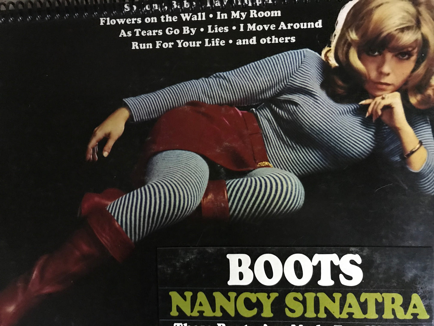 Nancy Sinatra Boots Album Cover Notebook