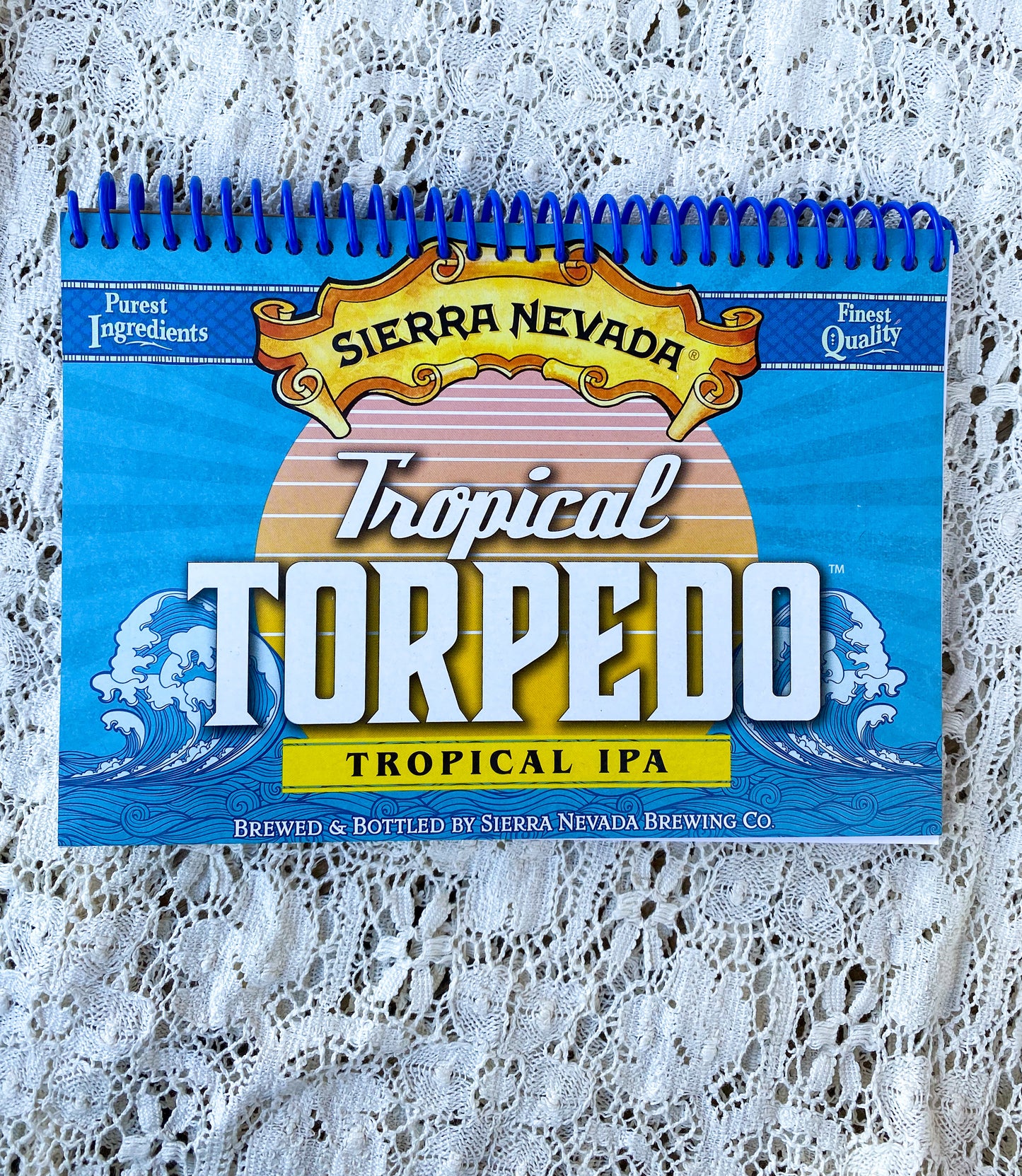 Sierra Nevada Tropical Torpedo Recycled Beer Carton Notebook