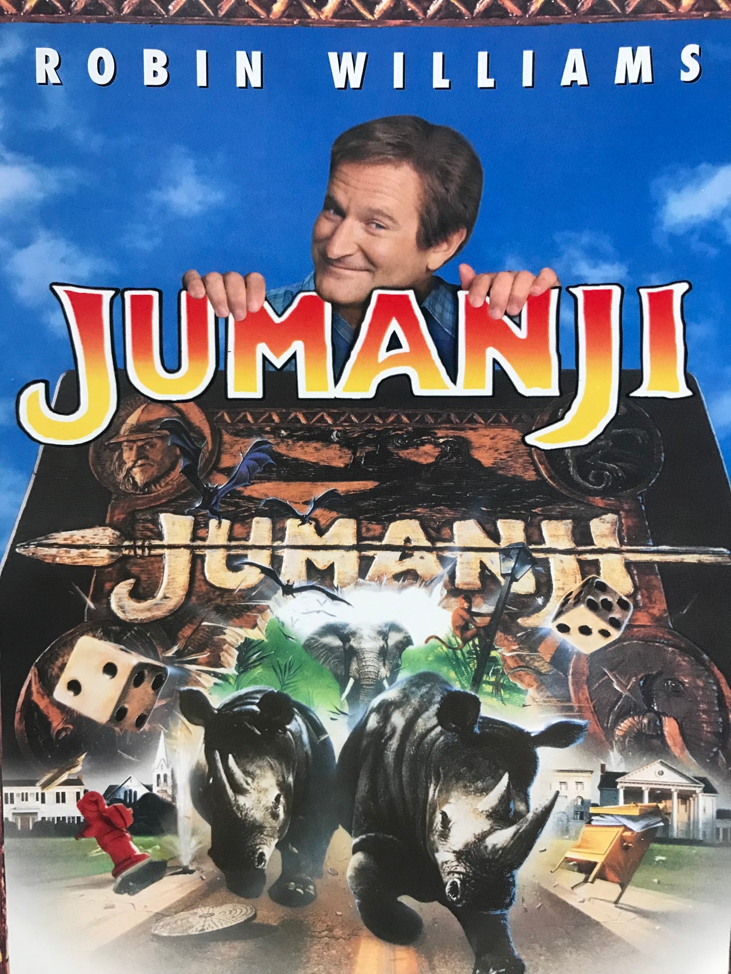 Jumanji Robin Williams Album Cover Notebook