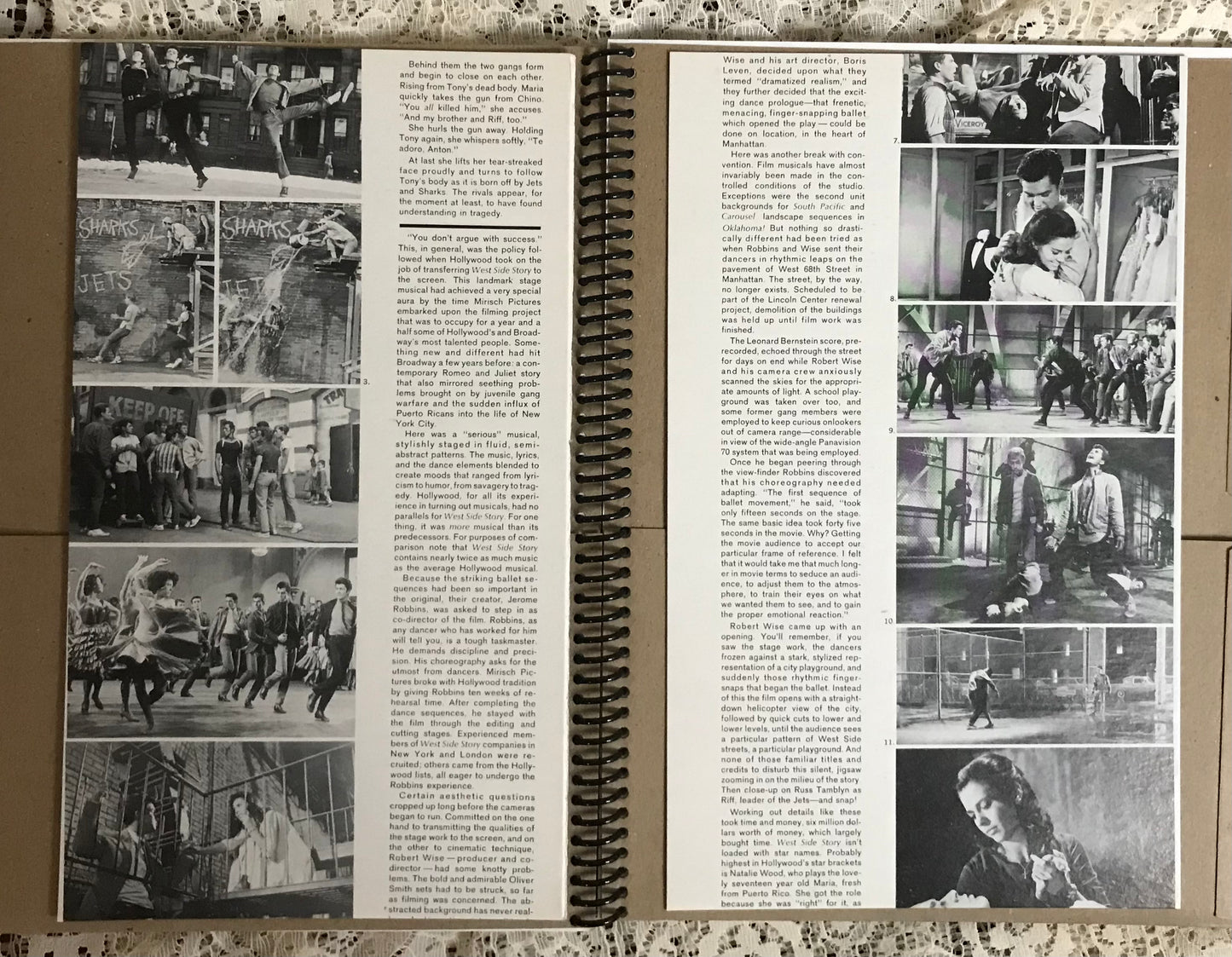 West Side Story Recycled Album Cover Notebook