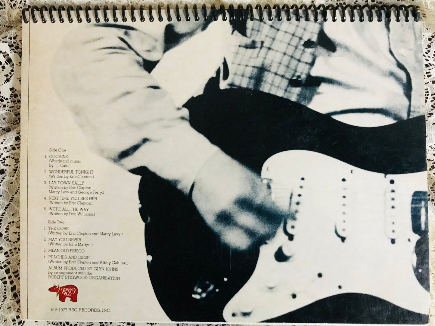 Eric Clapton Album Cover Notebook