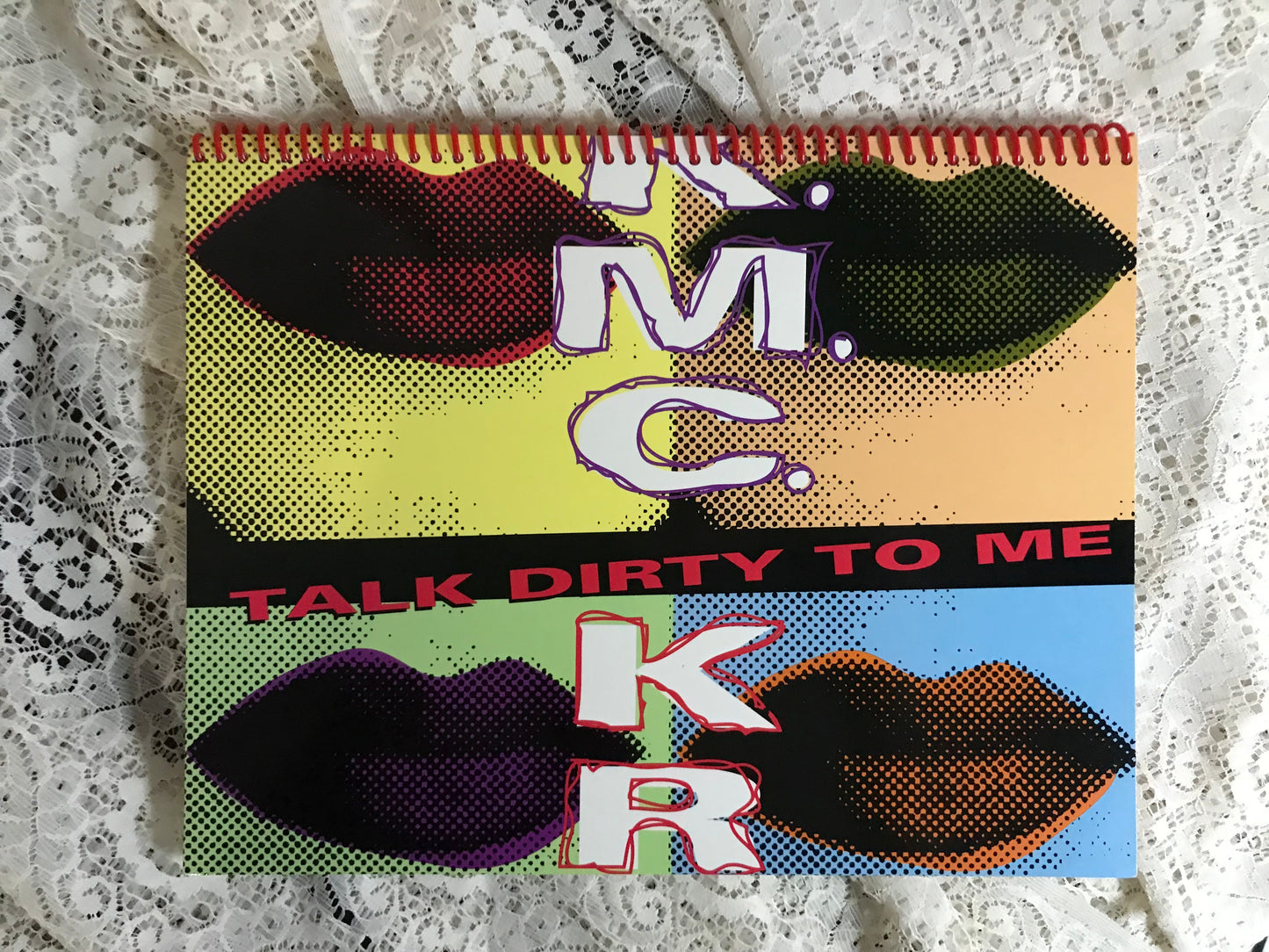 KMC KRC Talk Dirty to Me Album Cover Notebook