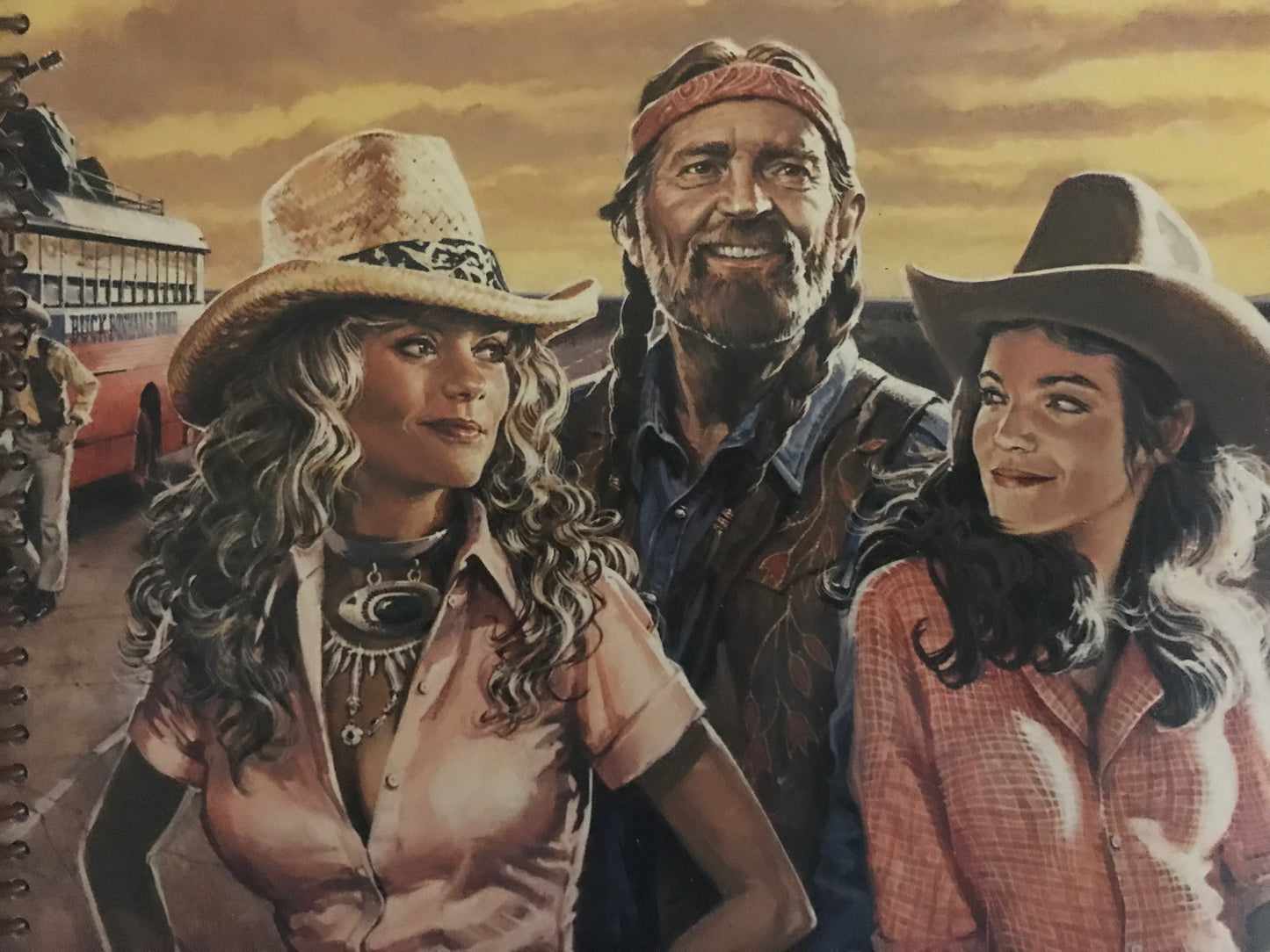 Willie Nelson Honeysuckle Rose Album Cover Notebook