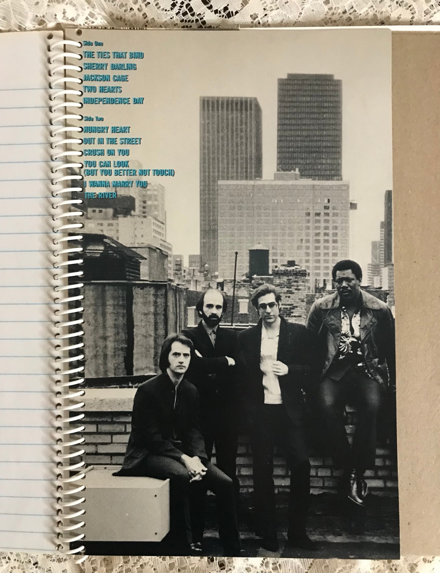Bruce Springsteen The River Album Cover Notebook