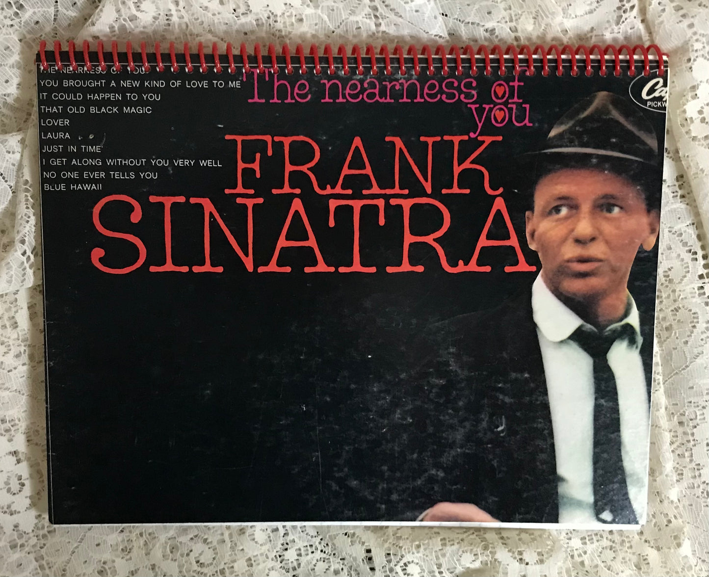 Frank Sinatra  The Nearness of You Album Cover Notebook