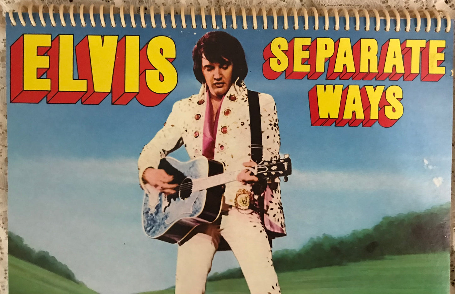 Elvis Separate Ways Album Cover Notebook
