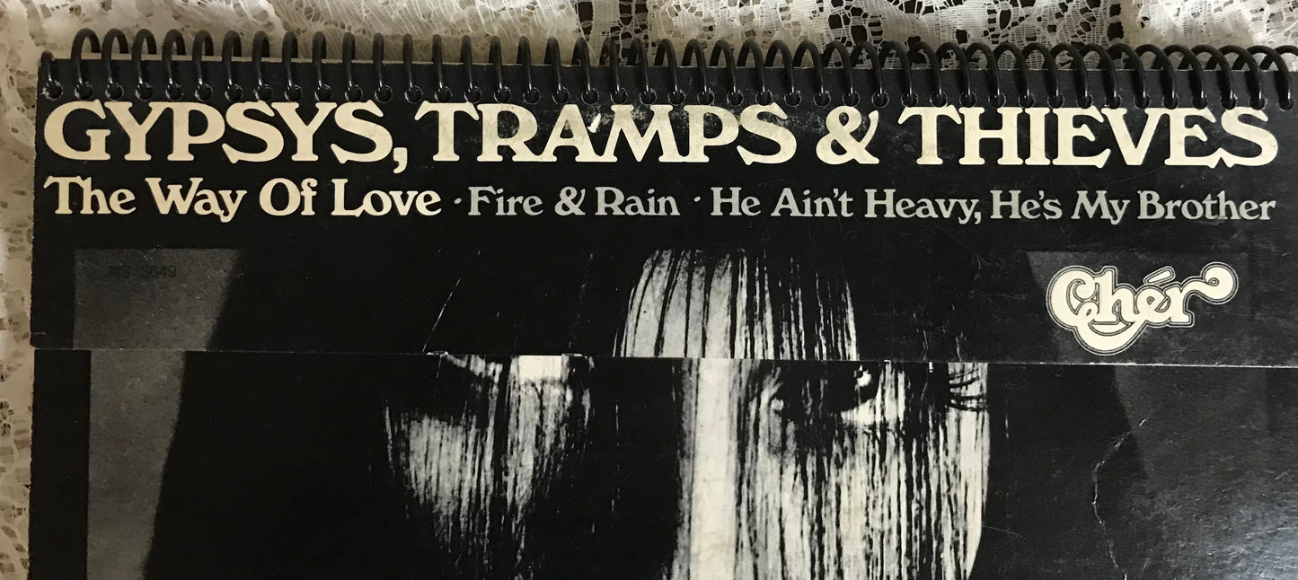 Cher Gypsies Tramps and Thieves Album Cover Notebook