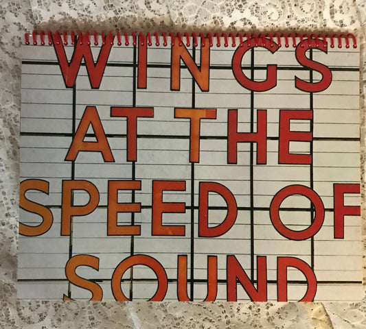 Paul McCartney Wings at the Speed of Sound  Album Cover Notebook