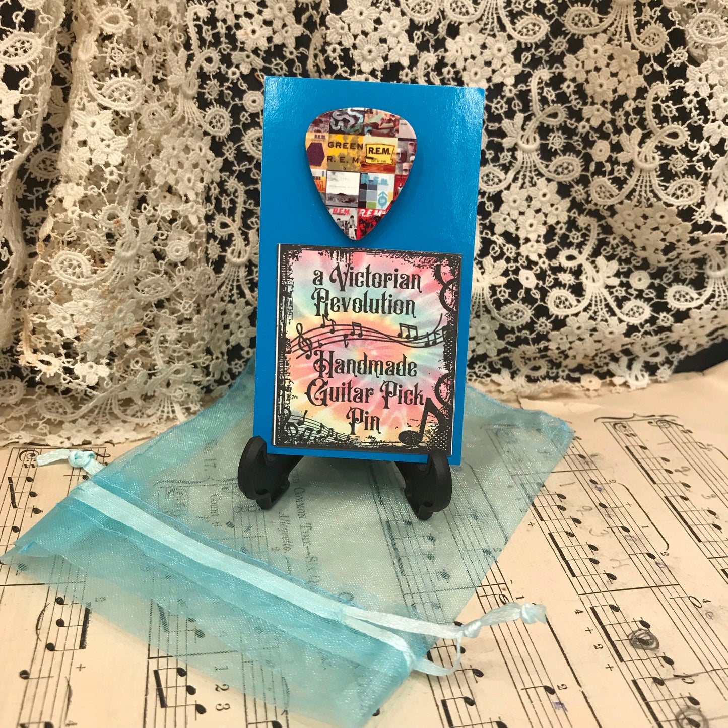 Guitar Pick Pin - R.E.M.