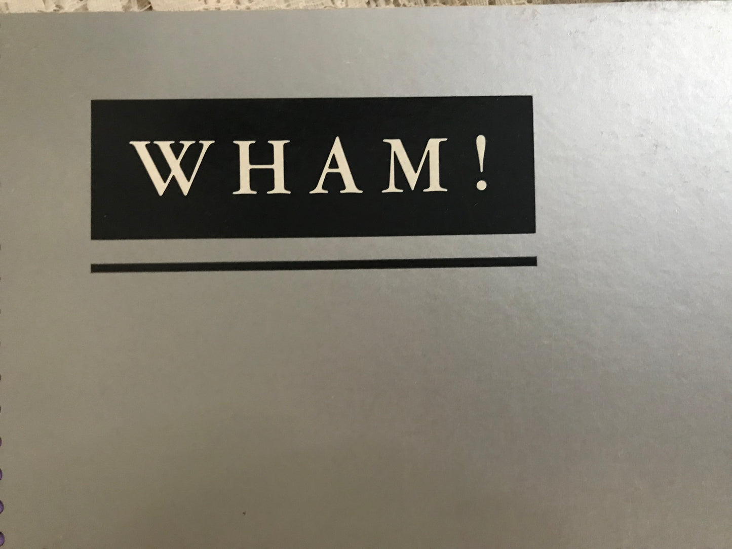 Wham I'm Your Man Album Cover Notebook