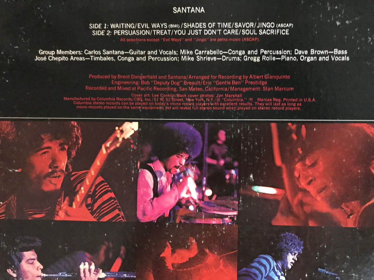 Santana Album Cover Notebook