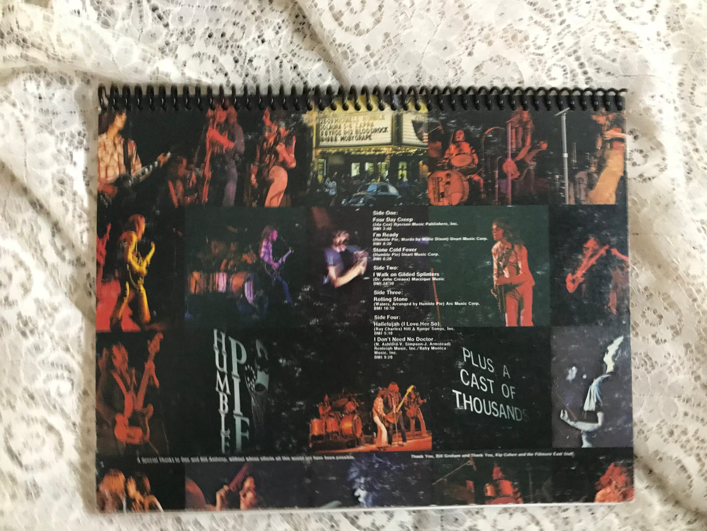 Humble Pie Rockin the Fillmore Album Cover Notebook