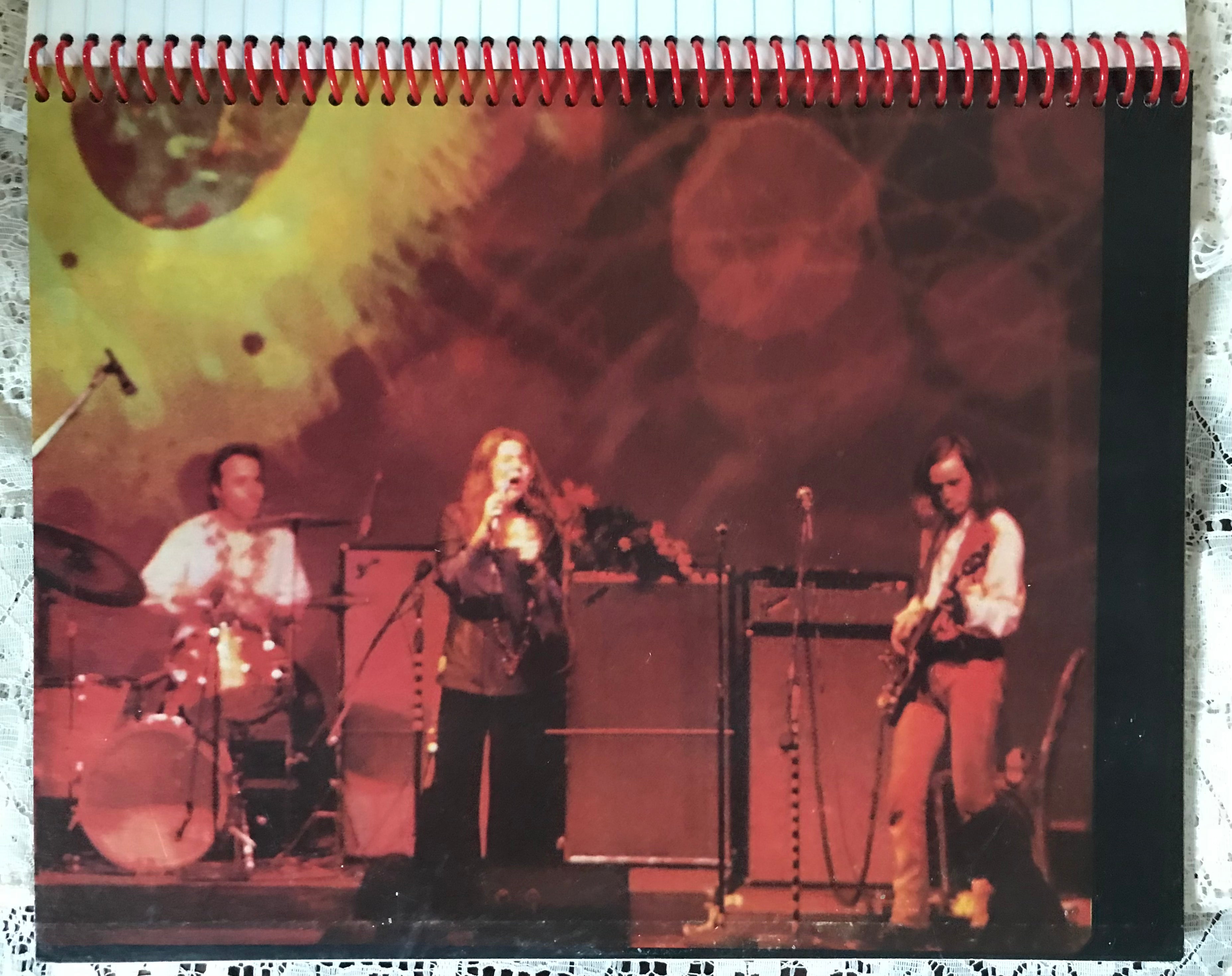 Big Brother and the Holding Company Janis Joplin Album Cover Notebook
