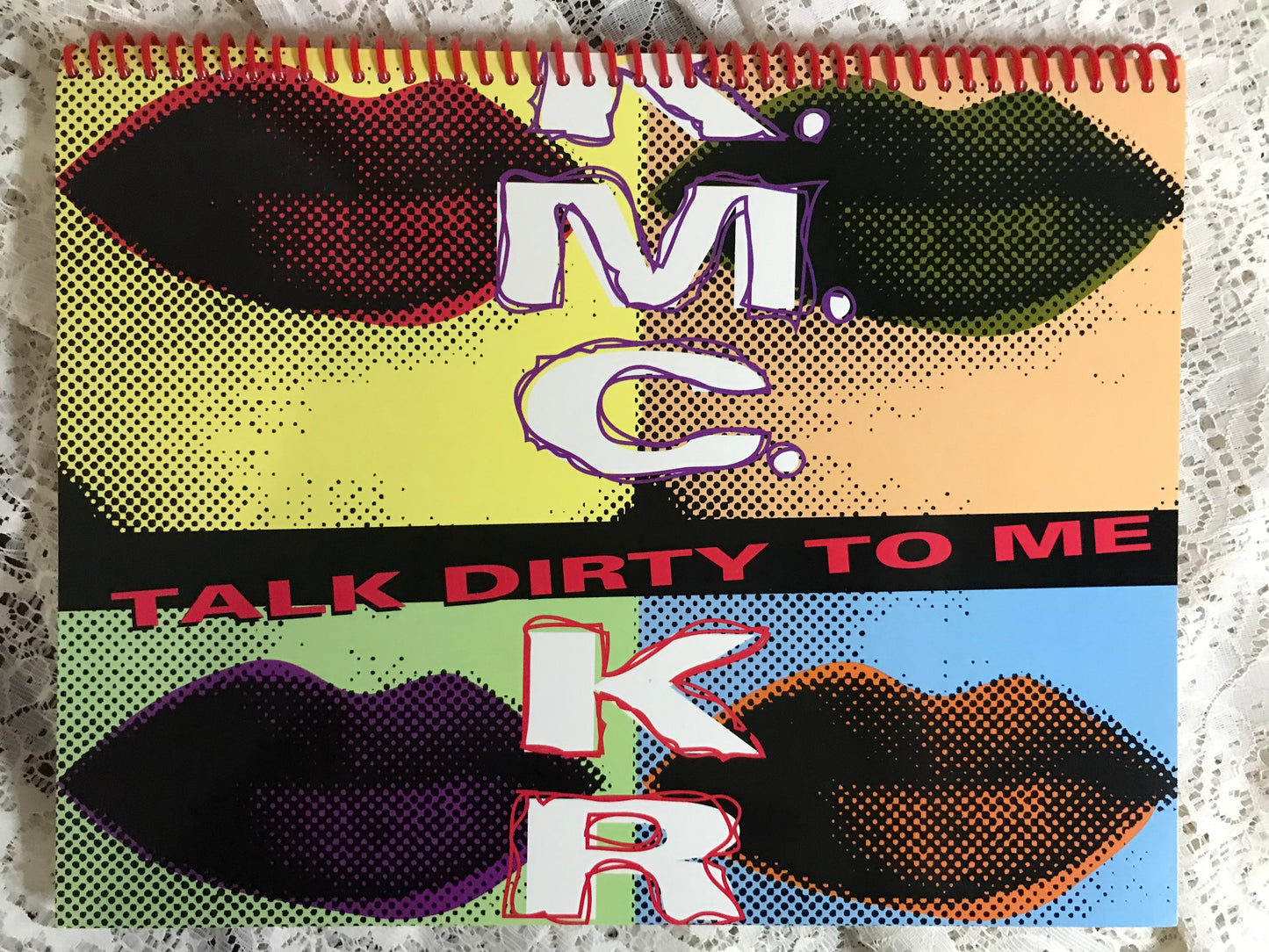 KMC KRC Talk Dirty to Me Album Cover Notebook