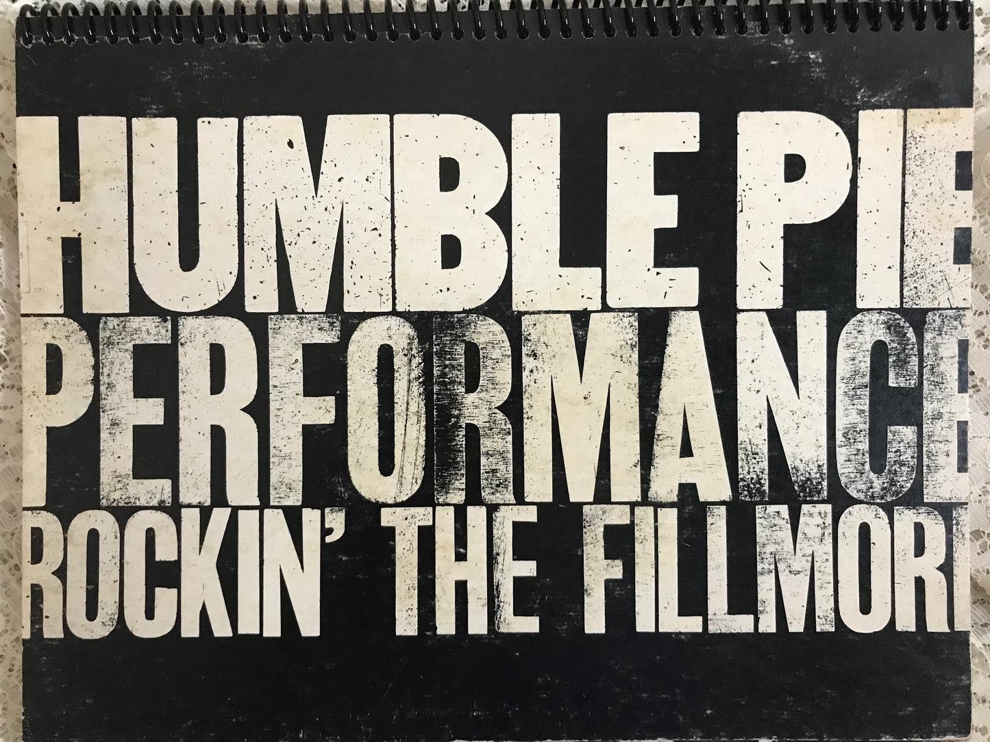 Humble Pie Rockin the Fillmore Album Cover Notebook