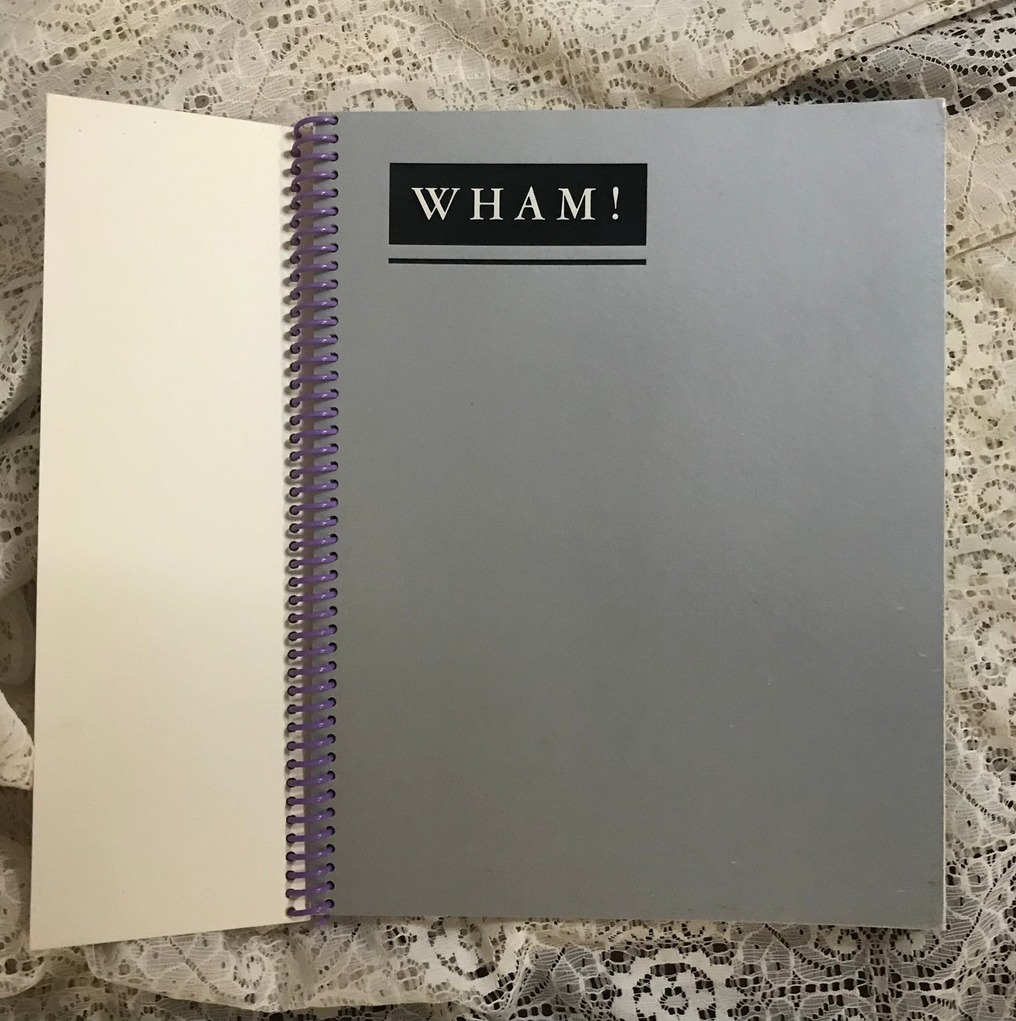 Wham I'm Your Man Album Cover Notebook