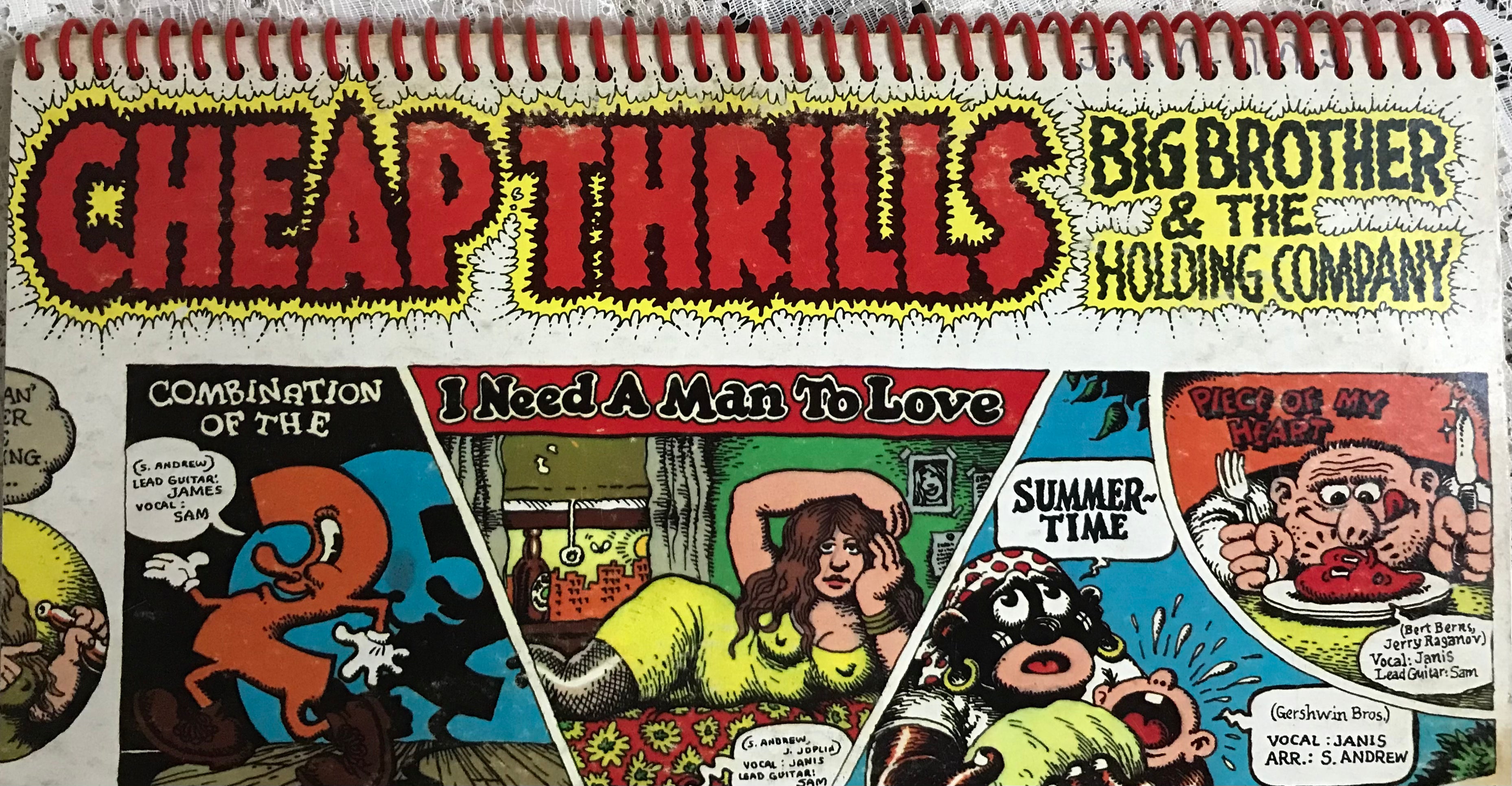 Big Brother and the Holding Company Janis Joplin Album Cover Notebook