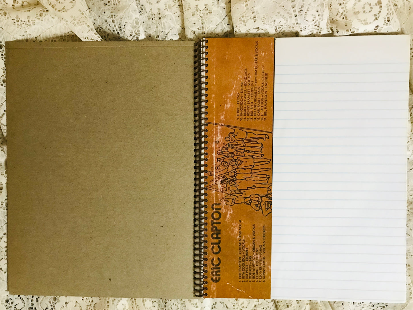 Eric Clapton Album Cover Notebook