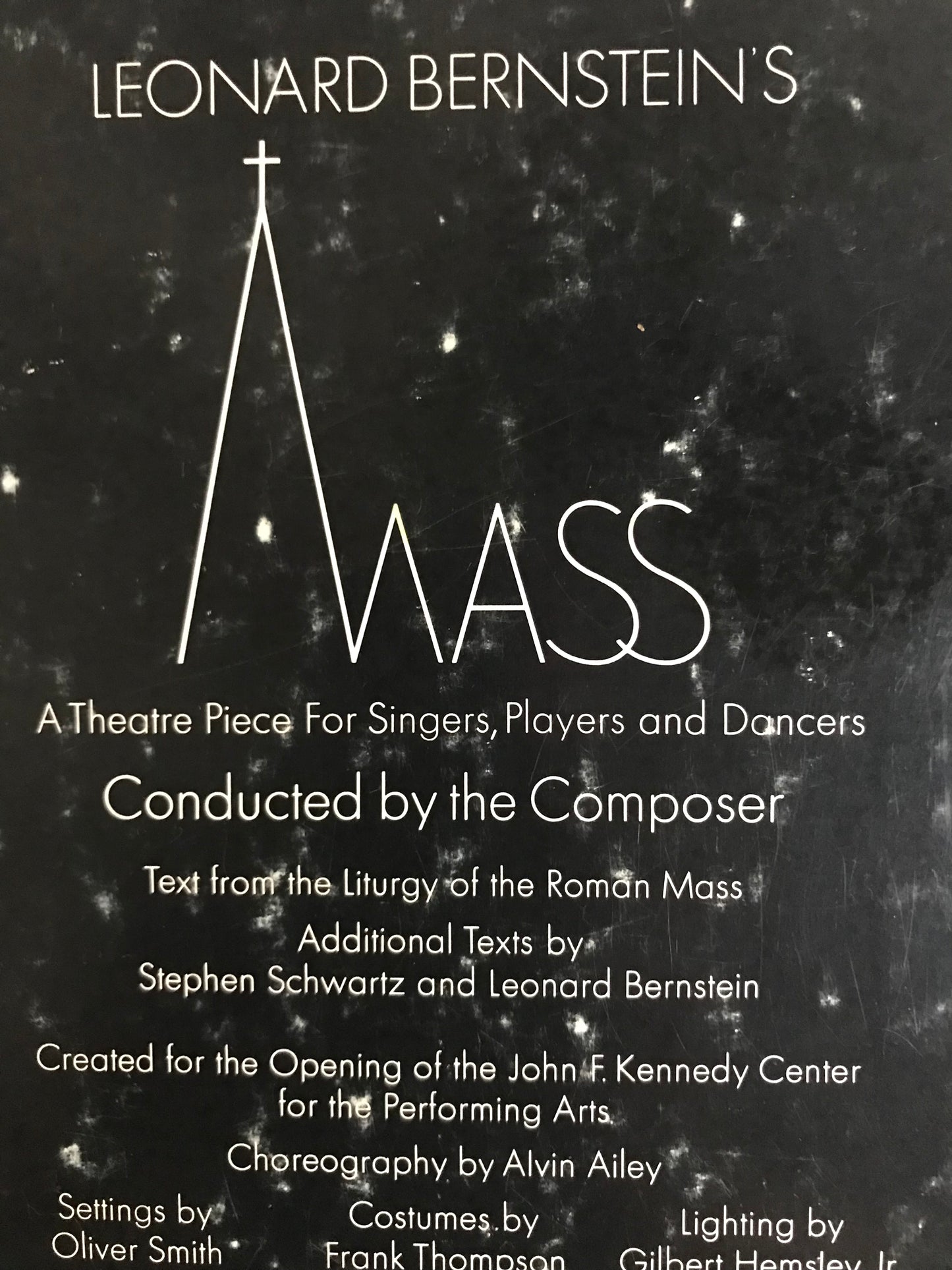 Mass Leonard Bernstein Album Cover Notebook