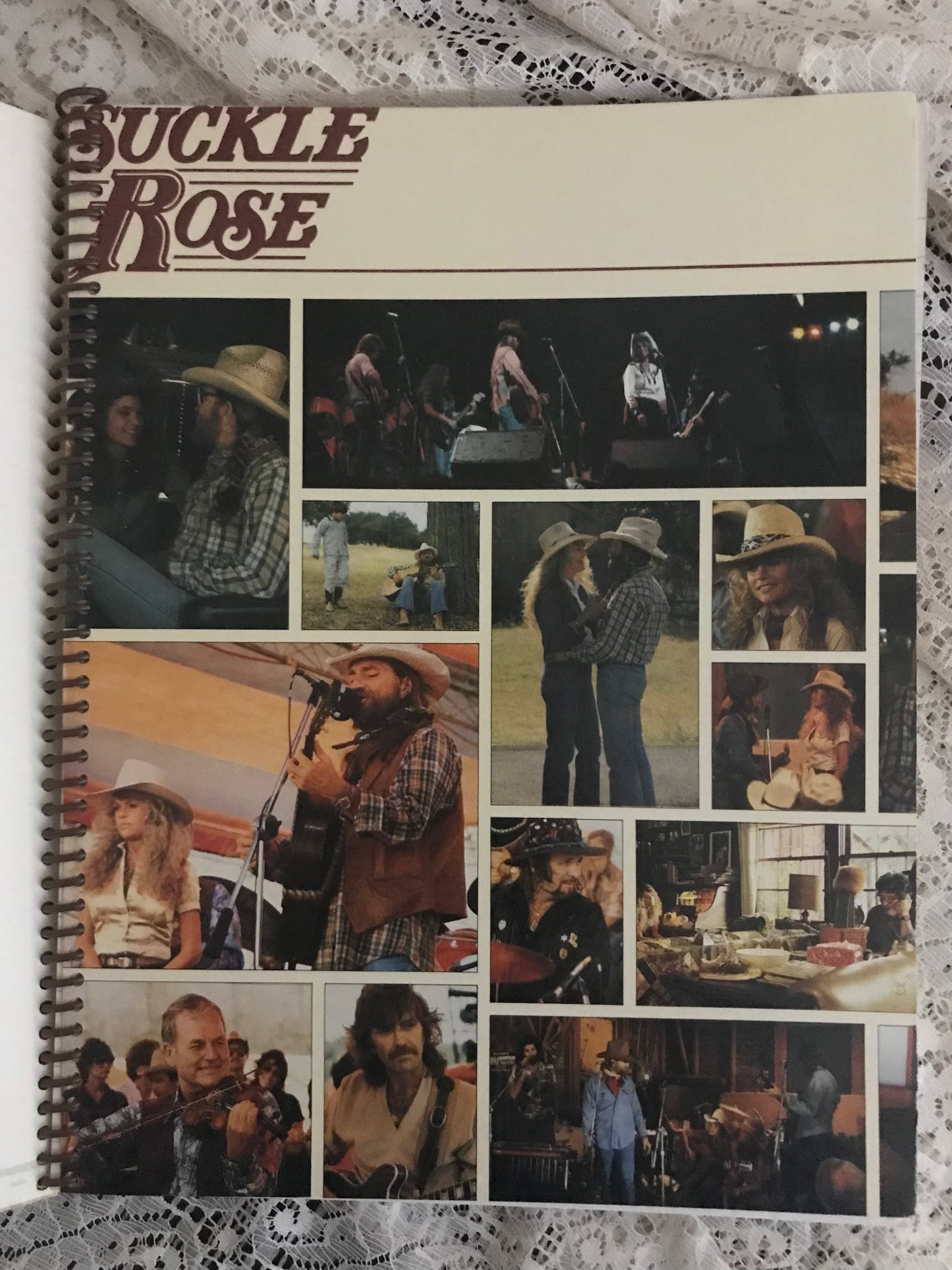 Willie Nelson Honeysuckle Rose Album Cover Notebook