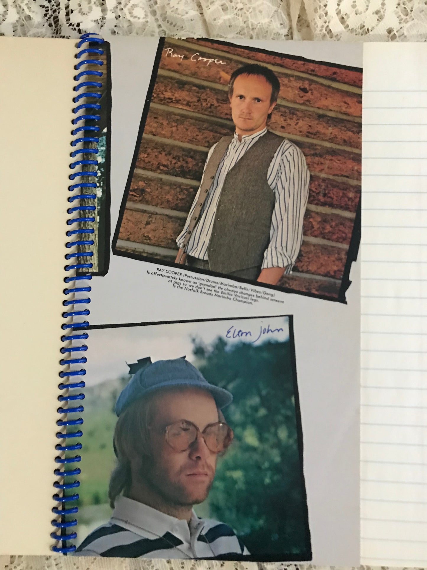 Elton John Rock of the Westies Album Cover Notebook