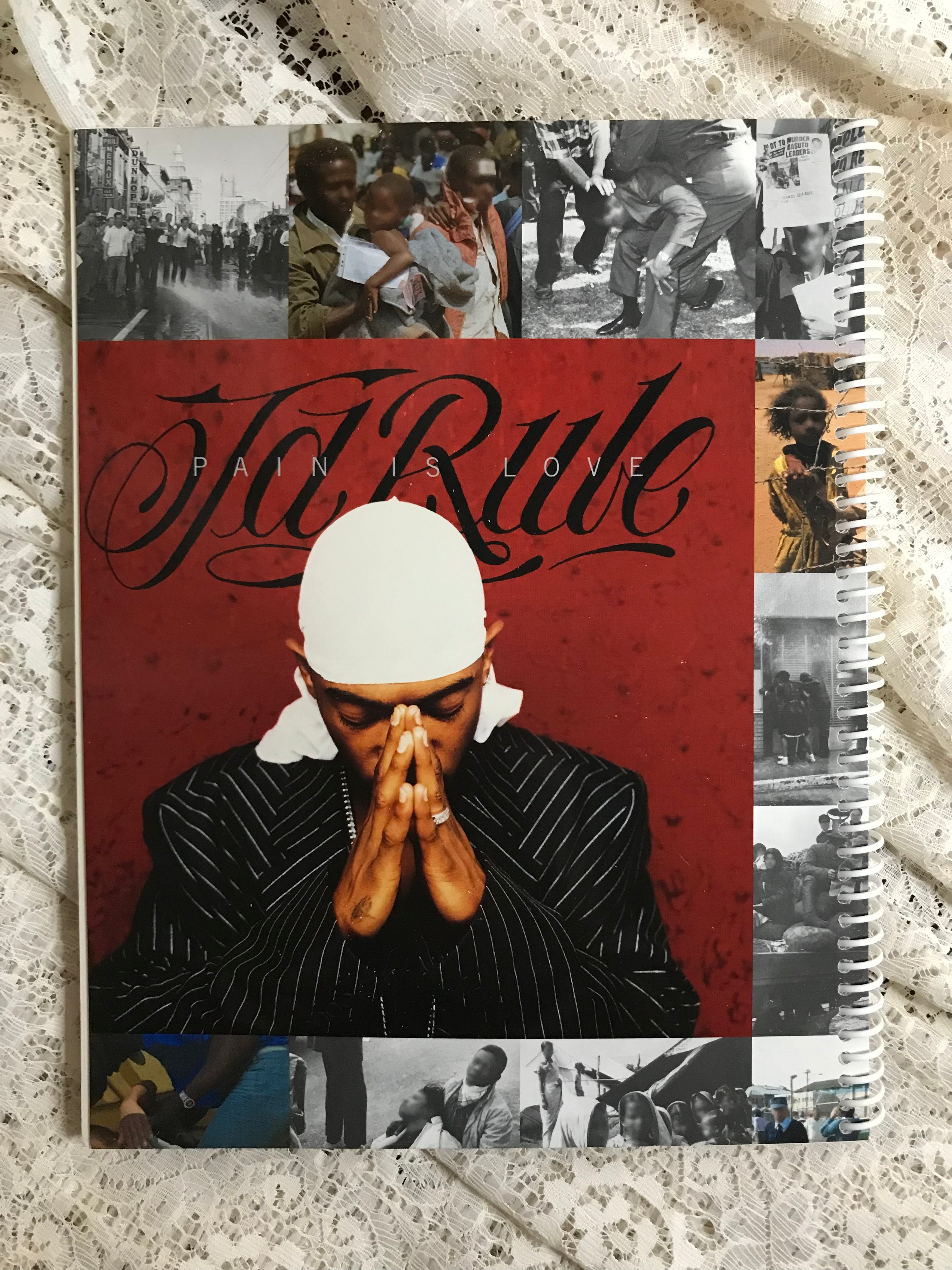 Ja Rule Love is Pain Album Cover Notebook