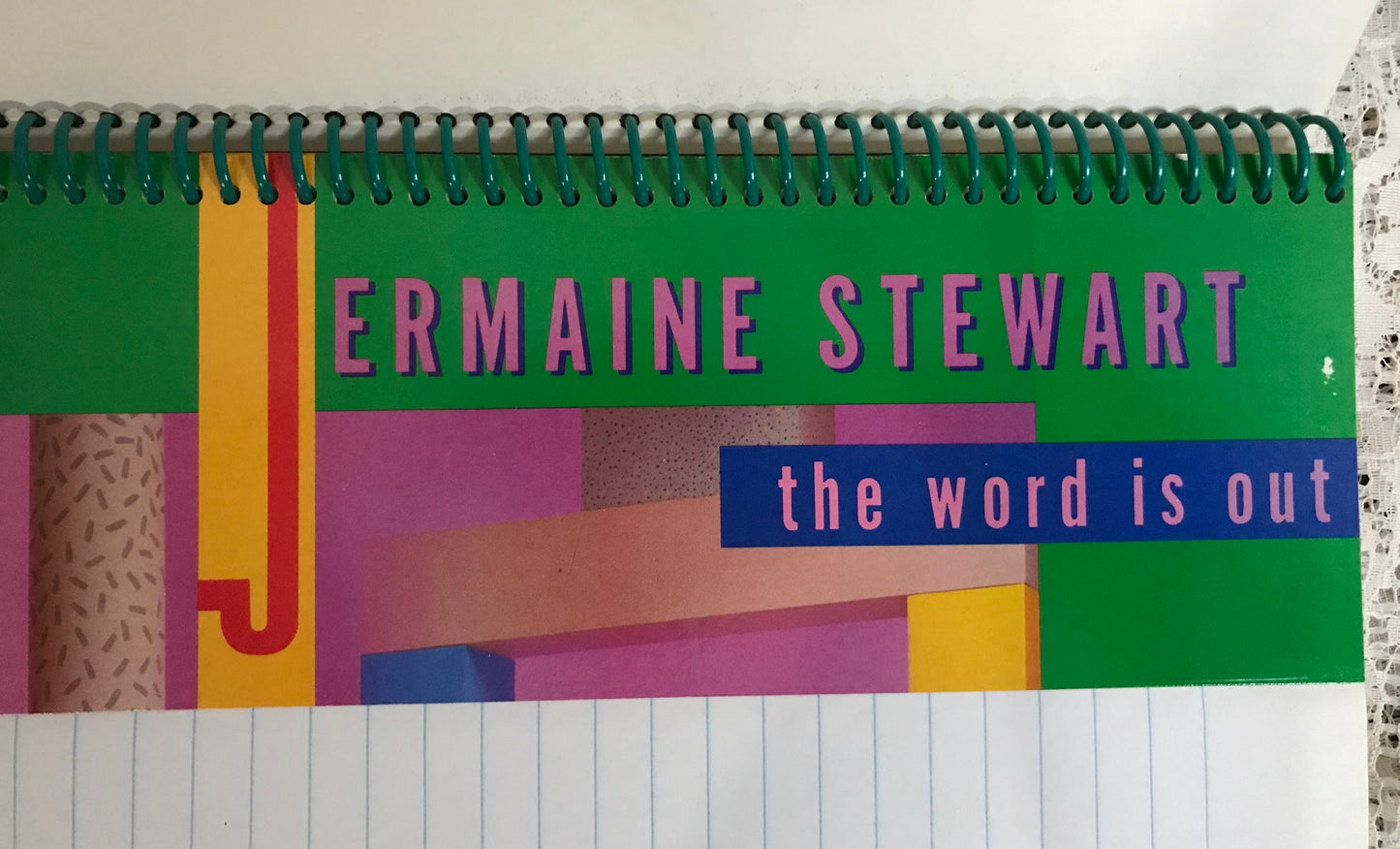 Jermaine Stewart Album Cover Notebook