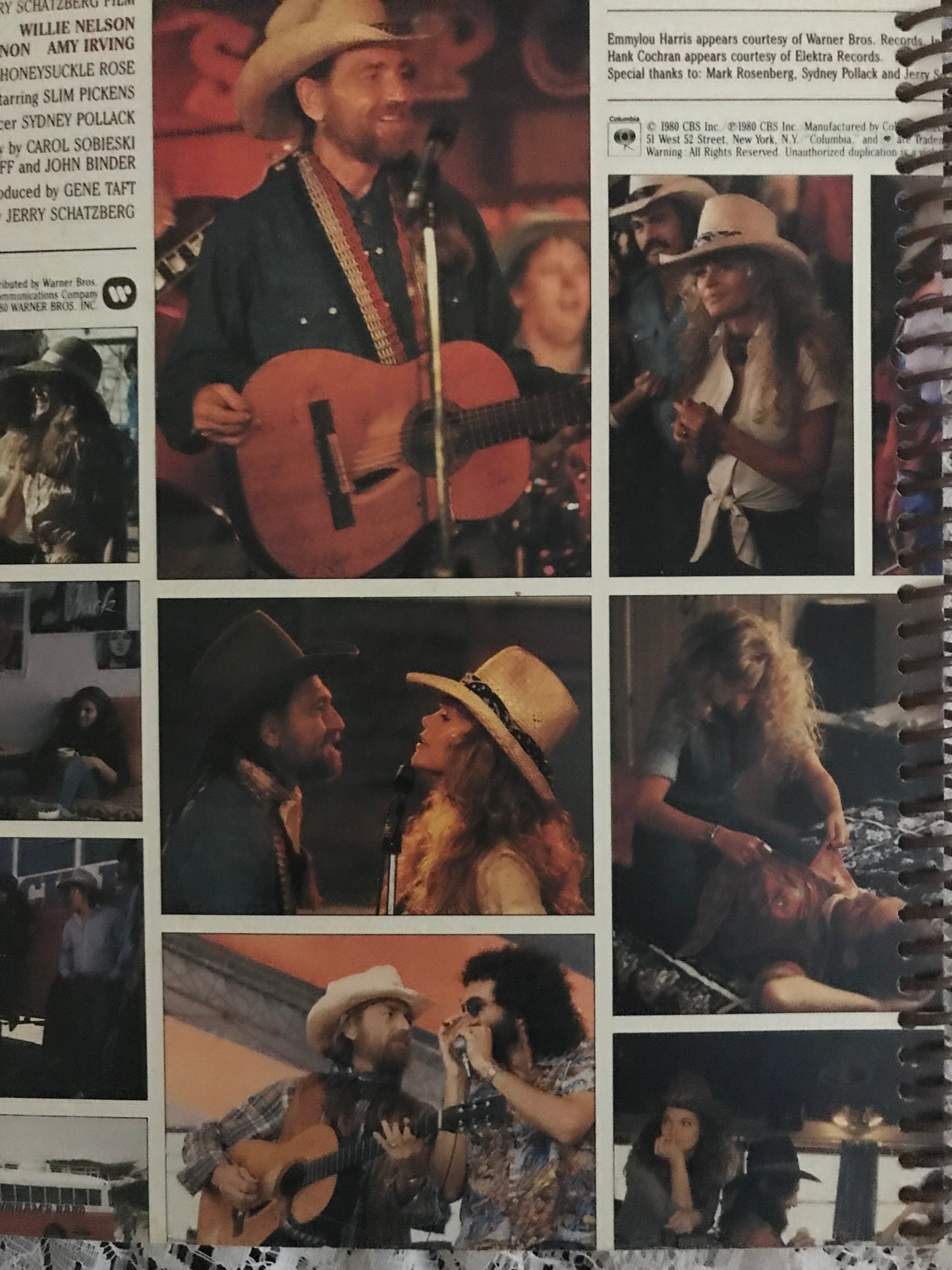 Willie Nelson Honeysuckle Rose Album Cover Notebook