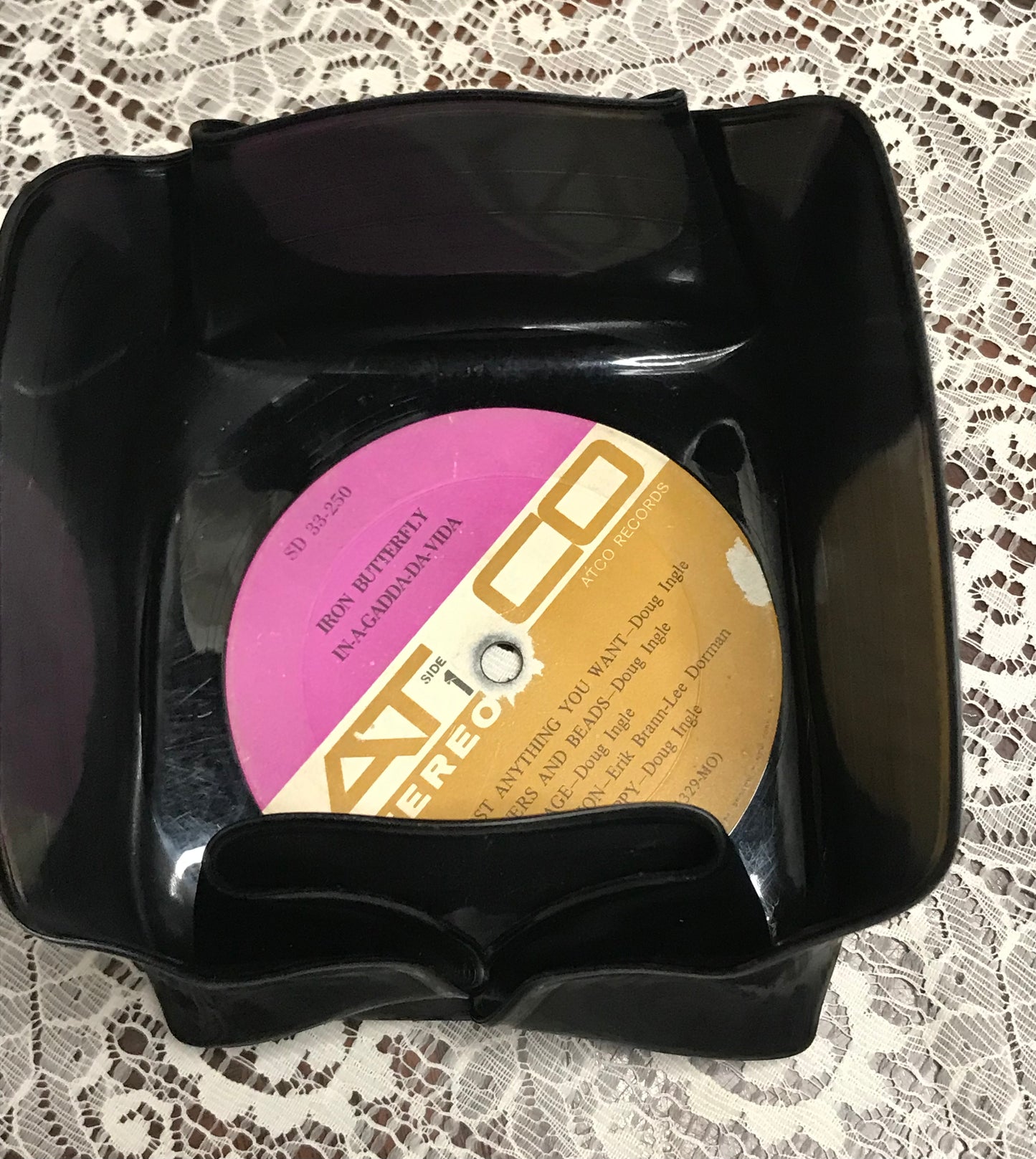 Record Bowl Iron Butterfly…In-A-Gadda-Da-Vida