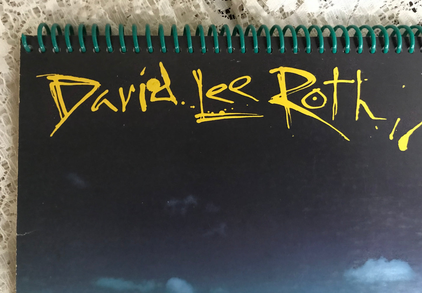 David Lee Roth  Crazy From the Heart Album Cover Notebook